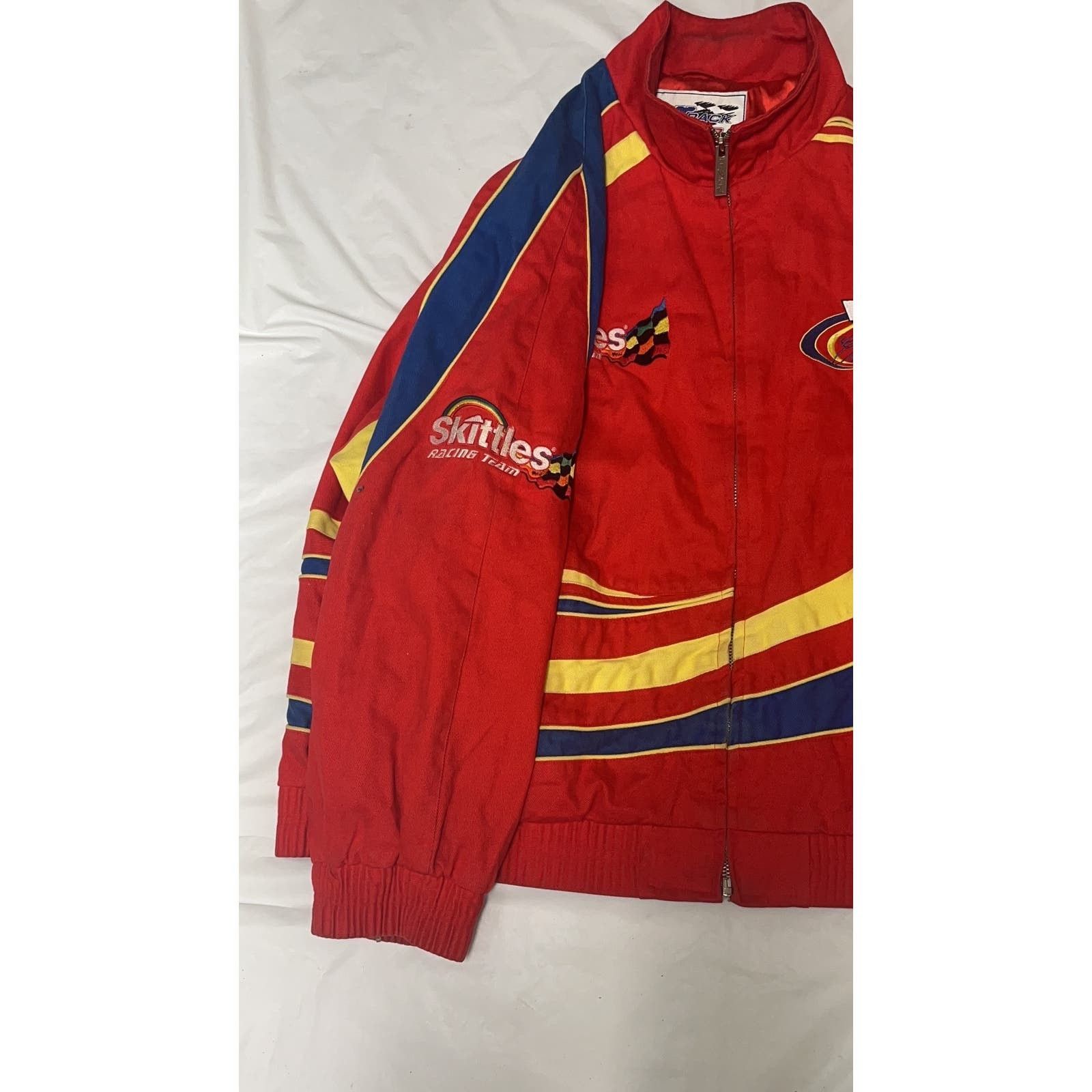 Other Vintage Skittles Racing Team Jacket Ernie Irvan Track Gear Size US XXL / EU 58 / 5 - 4 Thumbnail