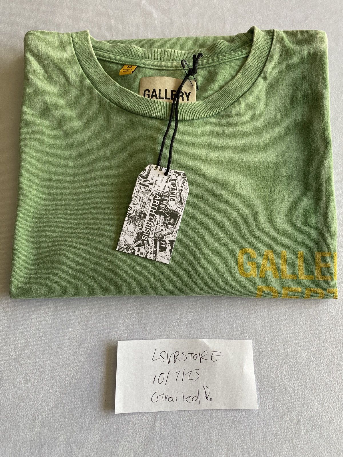 Gallery Dept. Gallery Dept. Vintage Logo Tee Kelly Green Medium Size US M / EU 48-50 / 2 - 9 Thumbnail