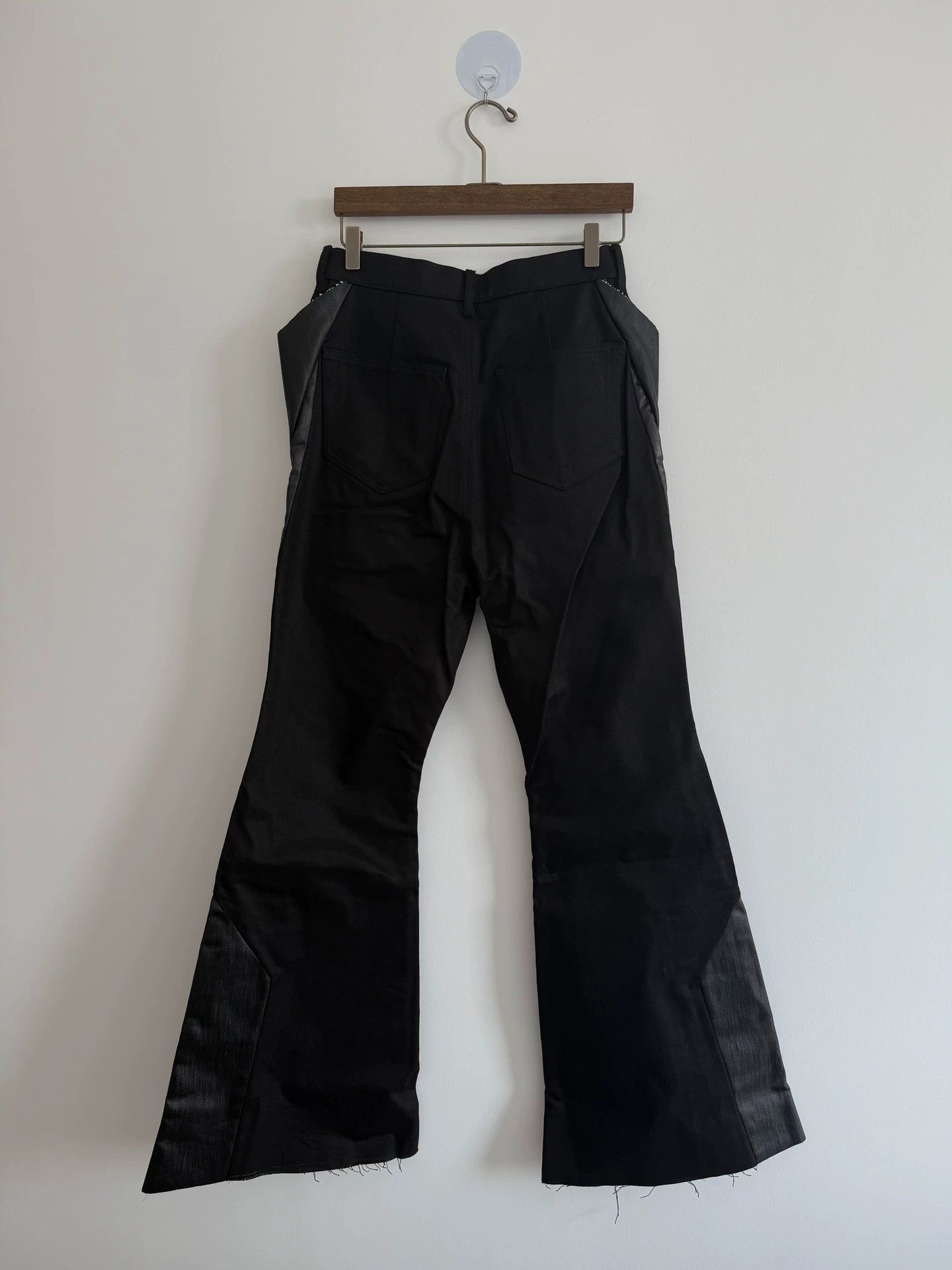 Rick Owens Rick Owens 23SS EDFU Silvered Bootcut Runway Jeans Size US 29 - 2 Thumbnail