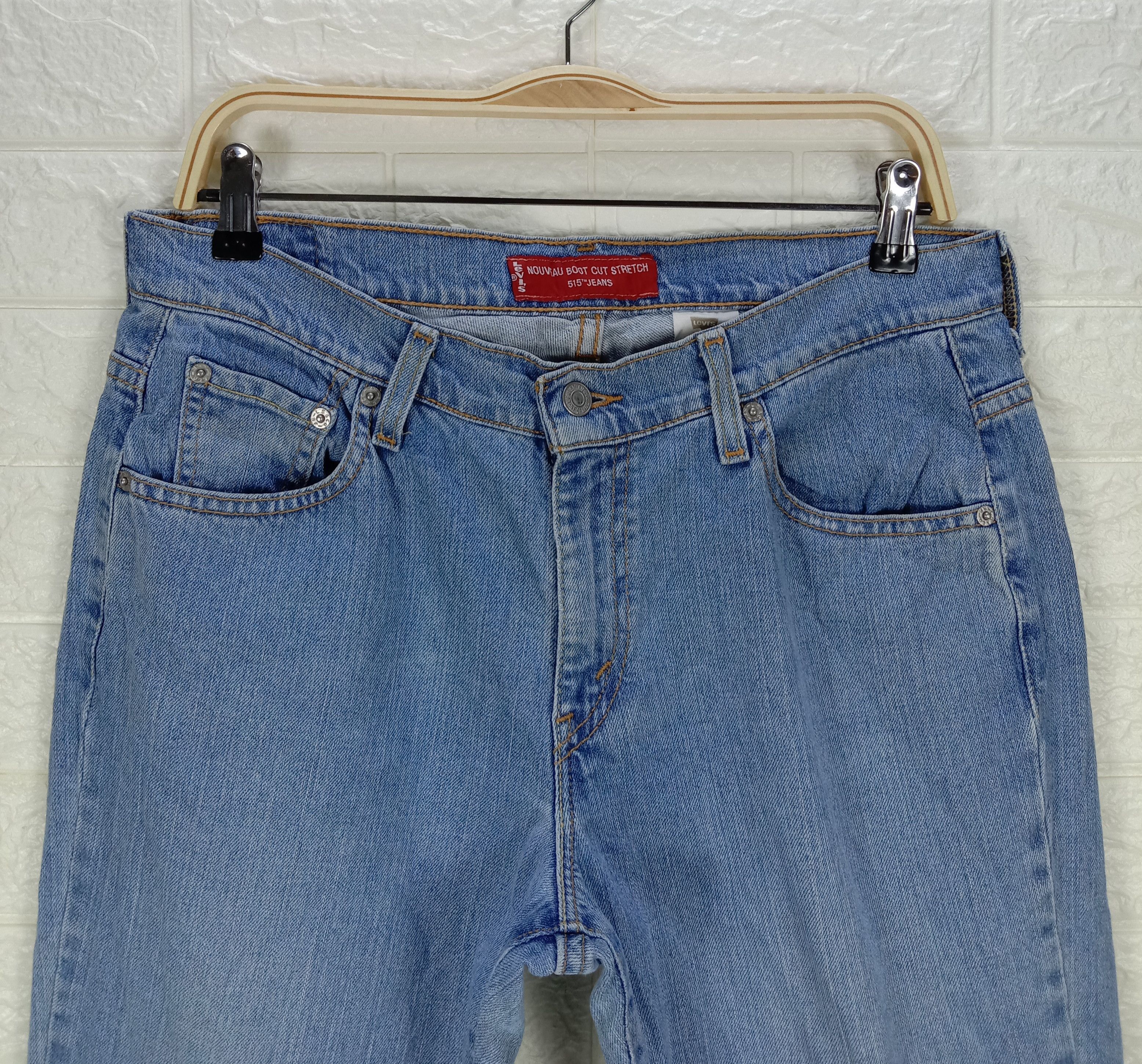 Levi's Vintage Levi's 515 Flare Jeans Light Wash Boot Cut Denim Size 32" / US 10 / IT 46 - 4 Thumbnail