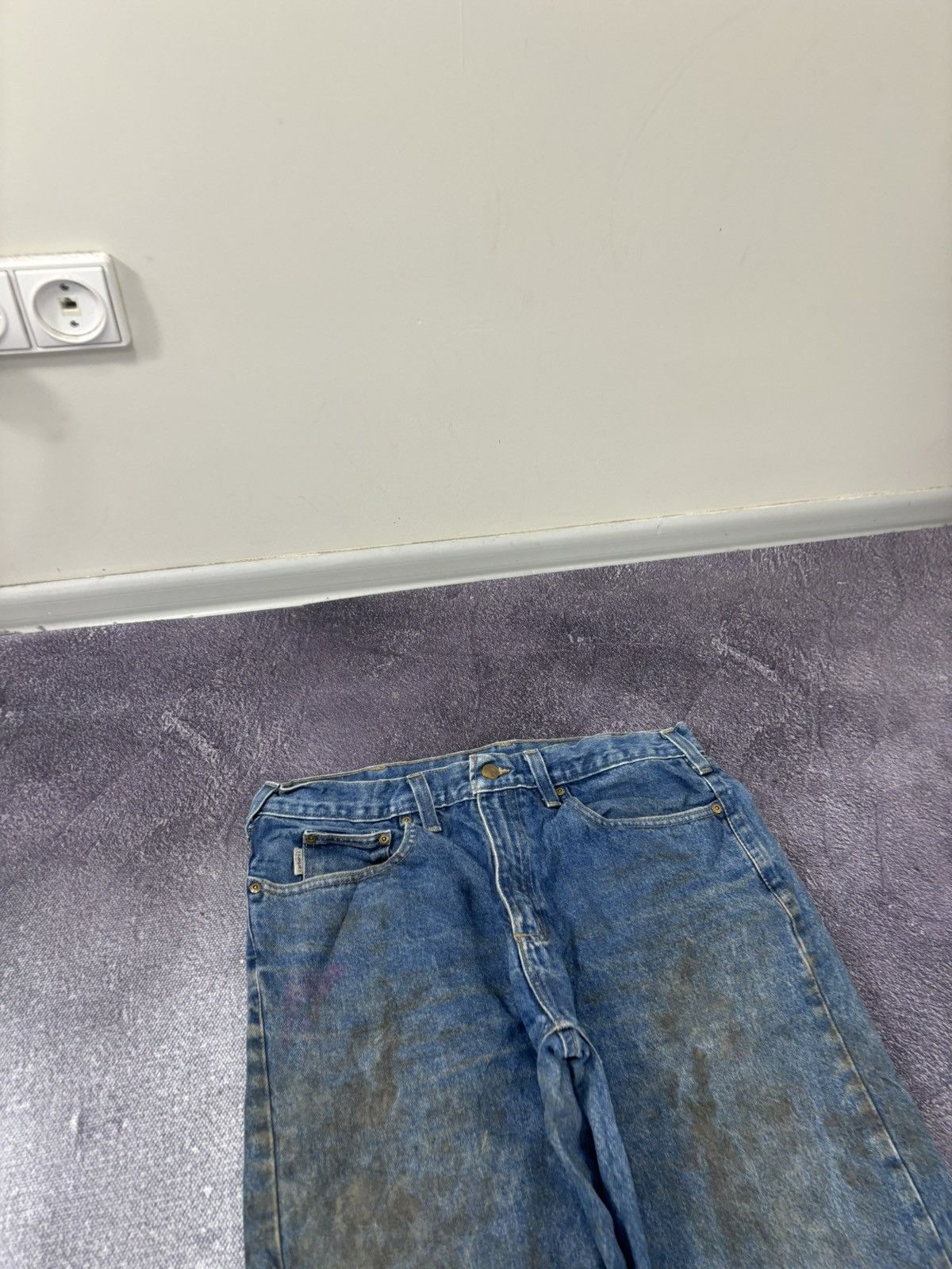 Carhartt Vintage Carhartt Y2K Relaxed Fit Distressed Work Denim Jeans Size US 34 / EU 50 - 11 Thumbnail