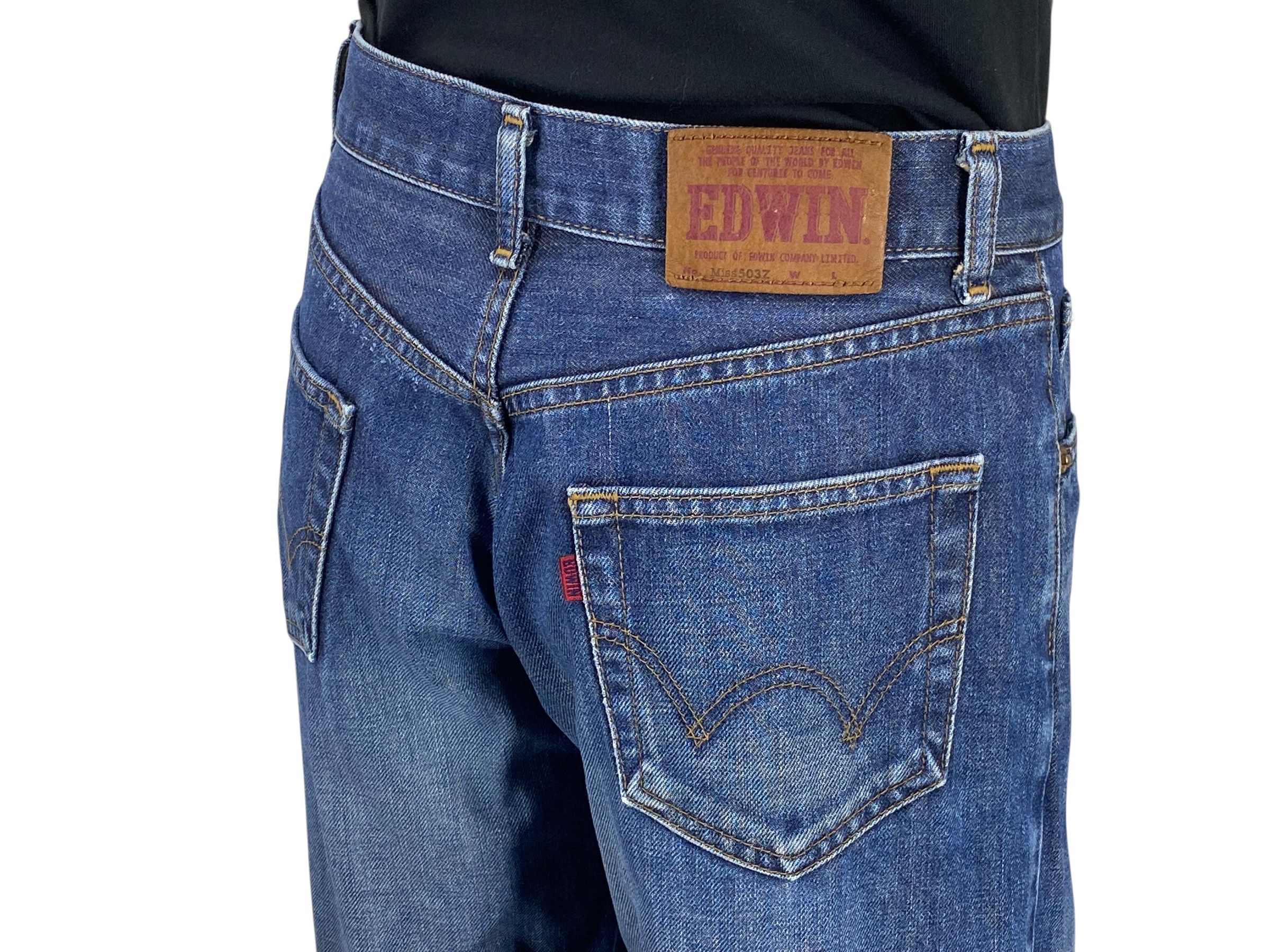 Edwin Edwin 503Z Denim Jeans Distressed Size US 27 - 7 Thumbnail