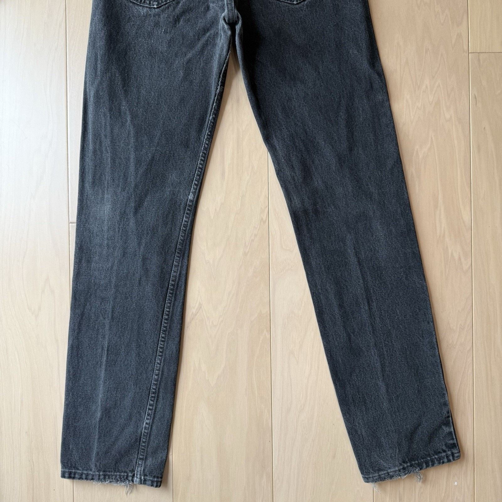 Levi's × Vintage Vintage Levis 505 Jeans 32 Black 90s Workwear Light Wash Size US 32 / EU 48 - 8 Thumbnail
