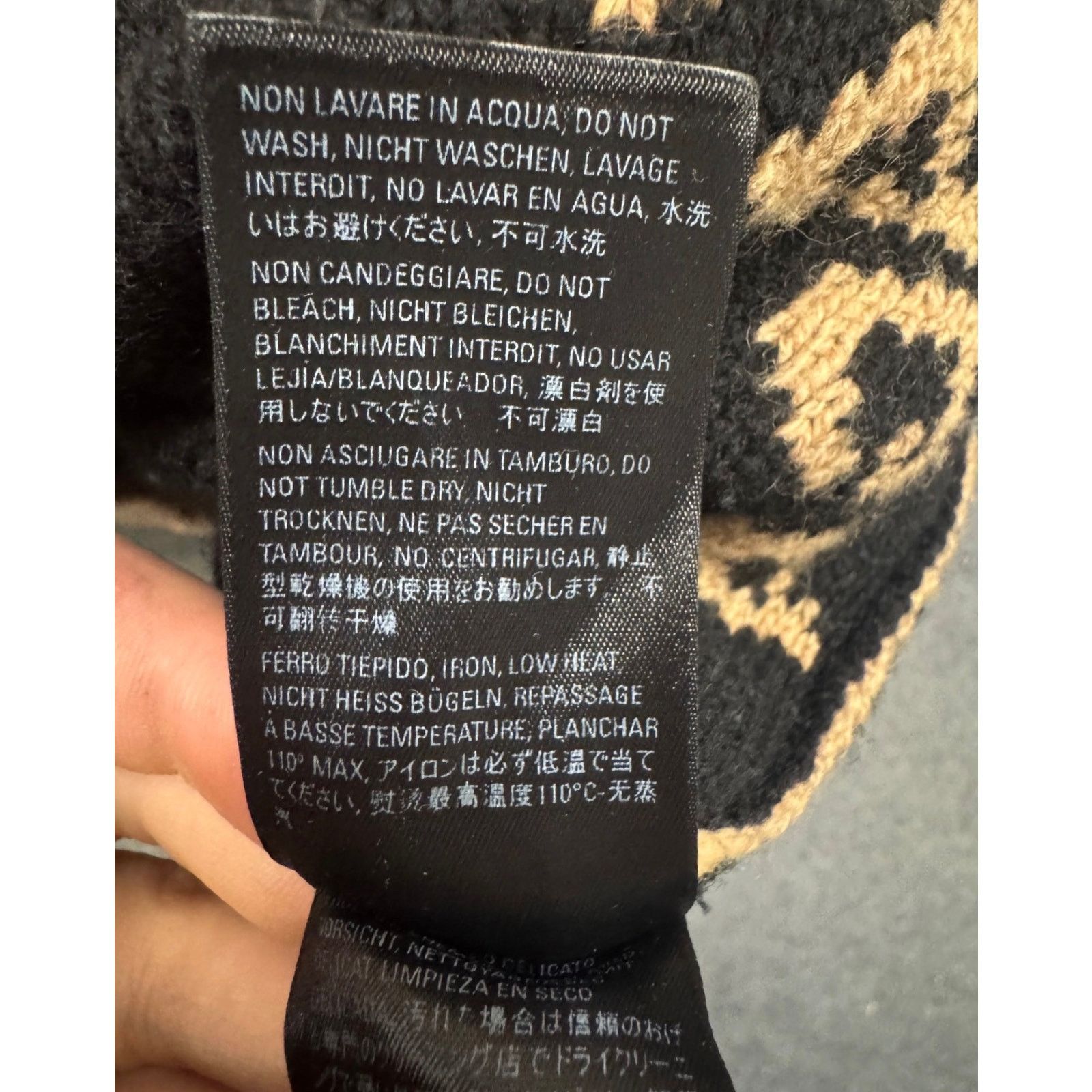 Balenciaga Balenciaga Brown Oversized Wool Sweater - Sz XS Size XS / US 0-2 / IT 36-38 - 7 Thumbnail
