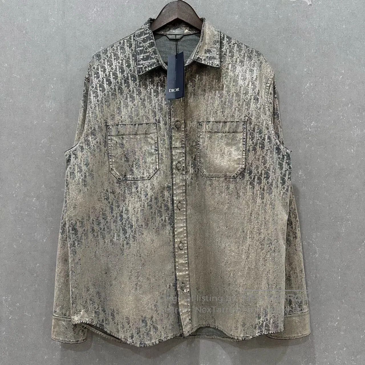Dior Dior Sparkle Monogram Long-Sleeve Shirt. Size US XXS / EU 40 - 1 Thumbnail