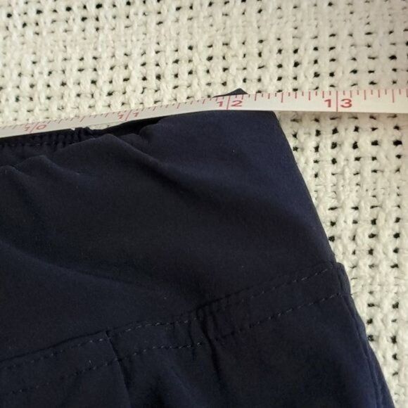 Athleta Athleta Pull-on Elastic Waist Seamed Crease Pocketed Navy Bl Size 25" / US 0 / IT 36 - 7 Thumbnail