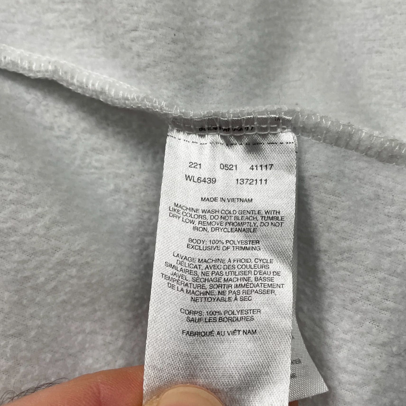 Vintage Columbia Jacket Womens Large White Full Zip Outdoor Hiking Benton Springs Fleece Size L / US 10 / IT 46 - 6 Thumbnail