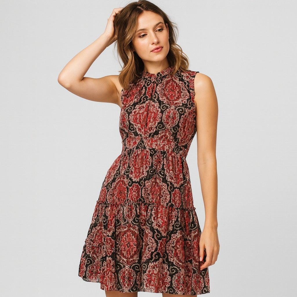 kate spade medallion metallic midi dress Kate Spade Metallic Pleat Midi Skirt In Roasted Peanut Size 00