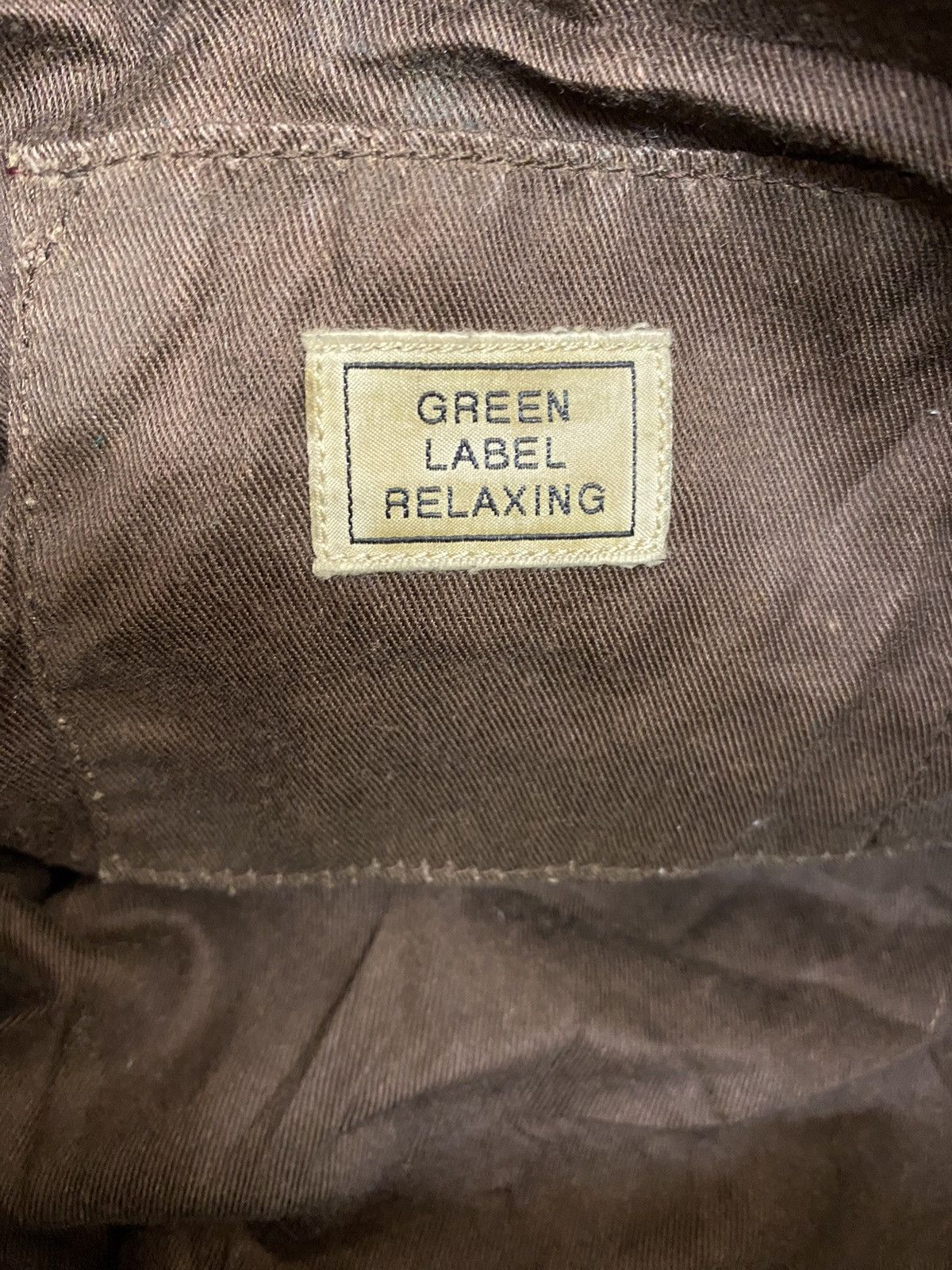 Japanese Brand Japanese Brand Green Label Relaxing Leather Sling Bag Size ONE SIZE - 9 Thumbnail
