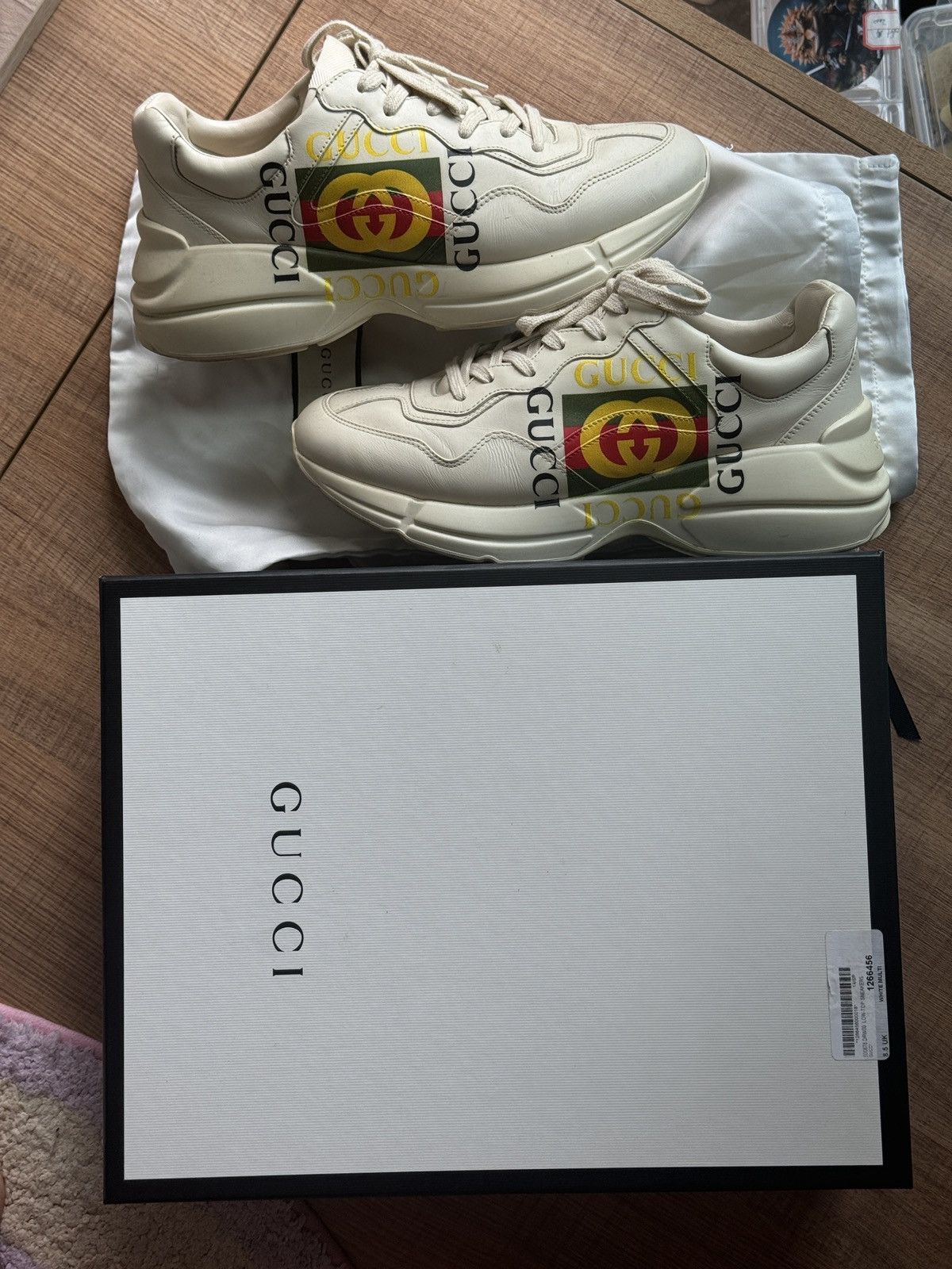 Gucci Gucci Rhyton sneaker size UK 8.5 Size US 9.5 / EU 42-43 - 1 Thumbnail
