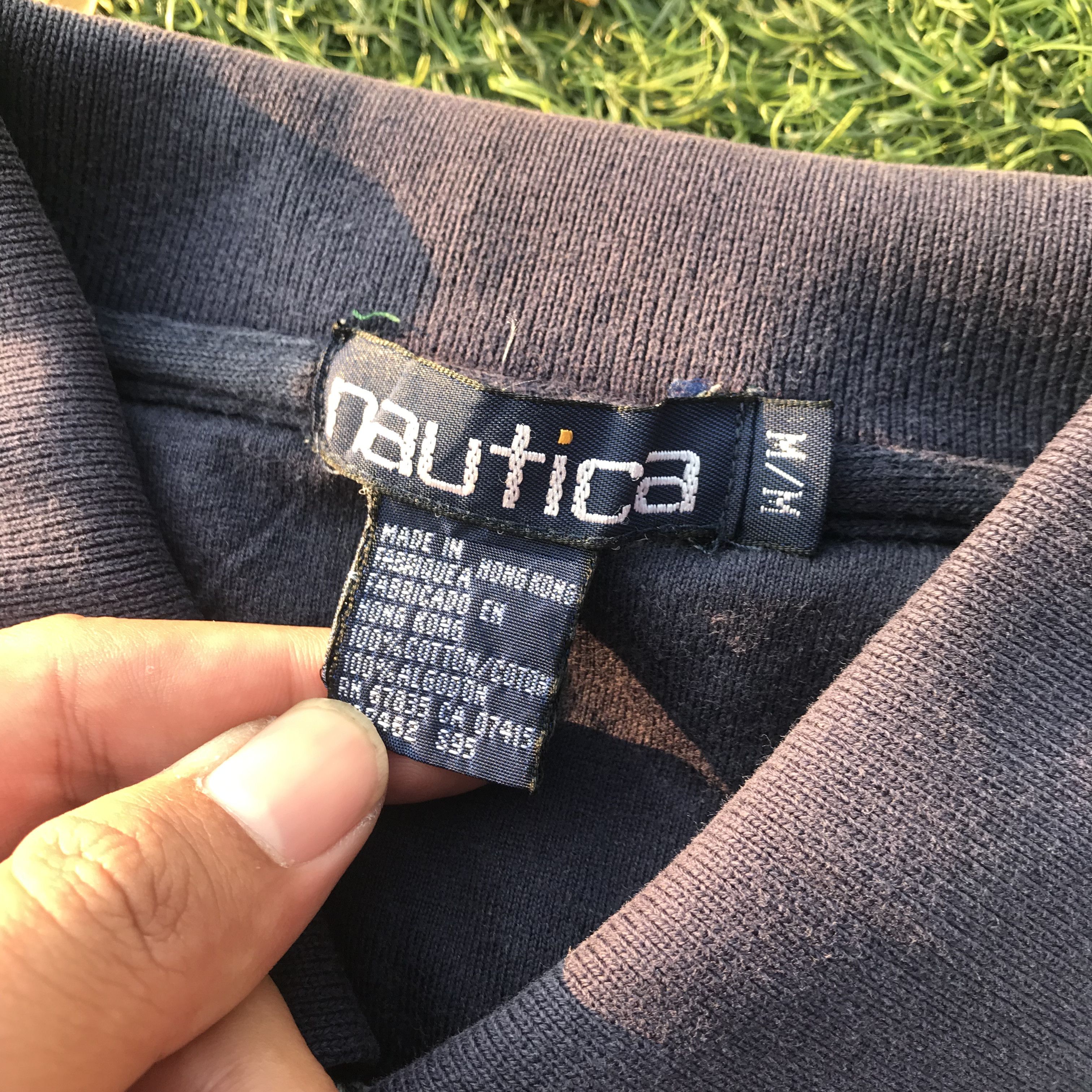 Nautica Vintage Nautica Green Plaid Tartan Polo Shirt Navy blue Size US M / EU 48-50 / 2 - 6 Thumbnail