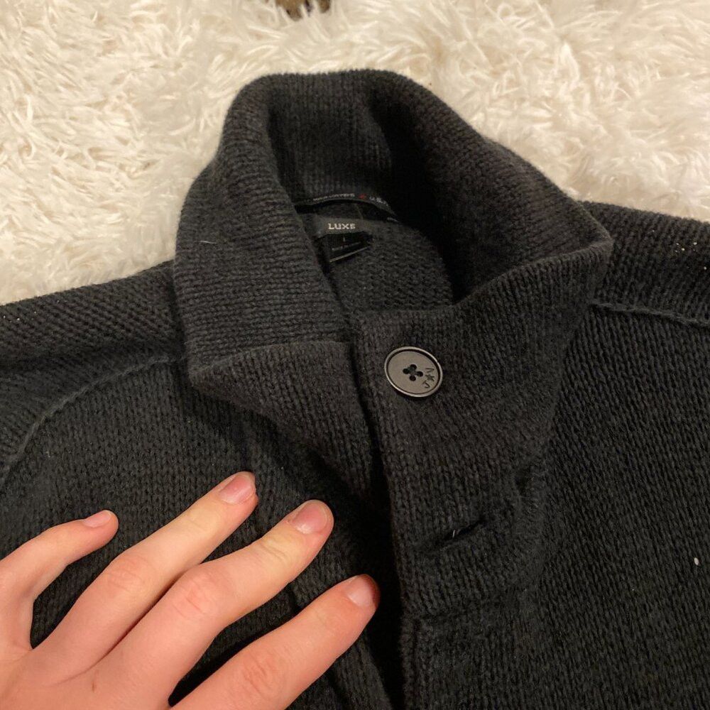 John Varvatos John Varvatos Luxe Cardigan Sweater Jacket Cotton Blend Lon Size US L / EU 52-54 / 3 - 7 Thumbnail