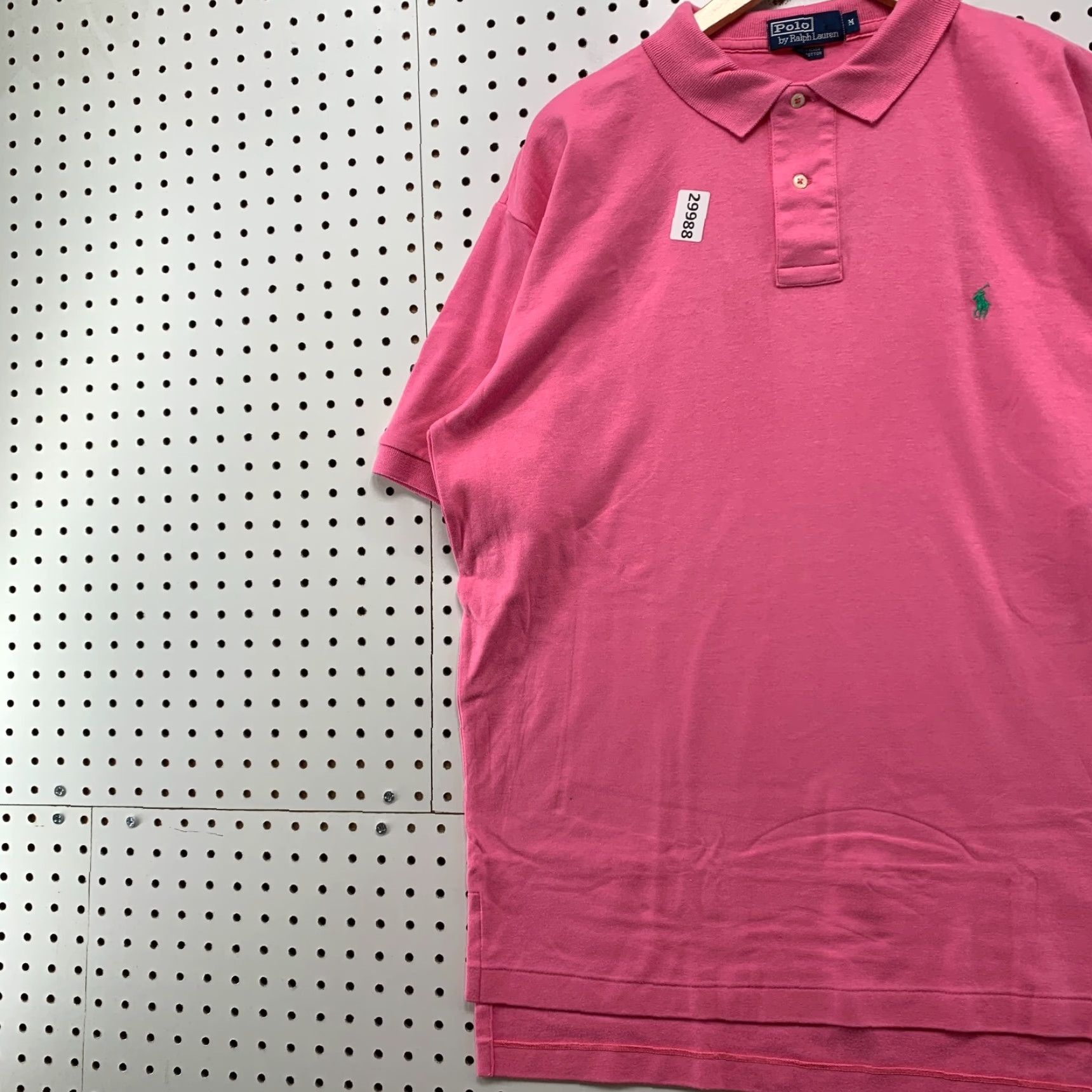 Polo Ralph Lauren VINTAGE Polo Ralph Lauren Polo Shirt Mens M Green Pony 25.5x32 Shirt Polo Ralph Lauren Mens M Green Pony 25.5x32 Size US M / EU 48-50 / 2 - 3 Thumbnail