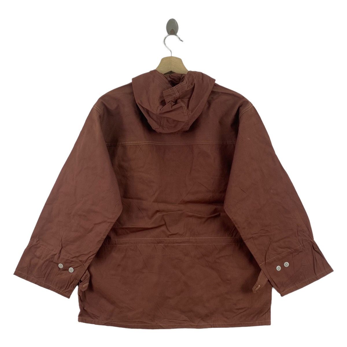 Japanese Brand JAPANESE BRAND Multi Pockets Brown Hooded Anorak Jacket Size US L / EU 52-54 / 3 - 2 Thumbnail