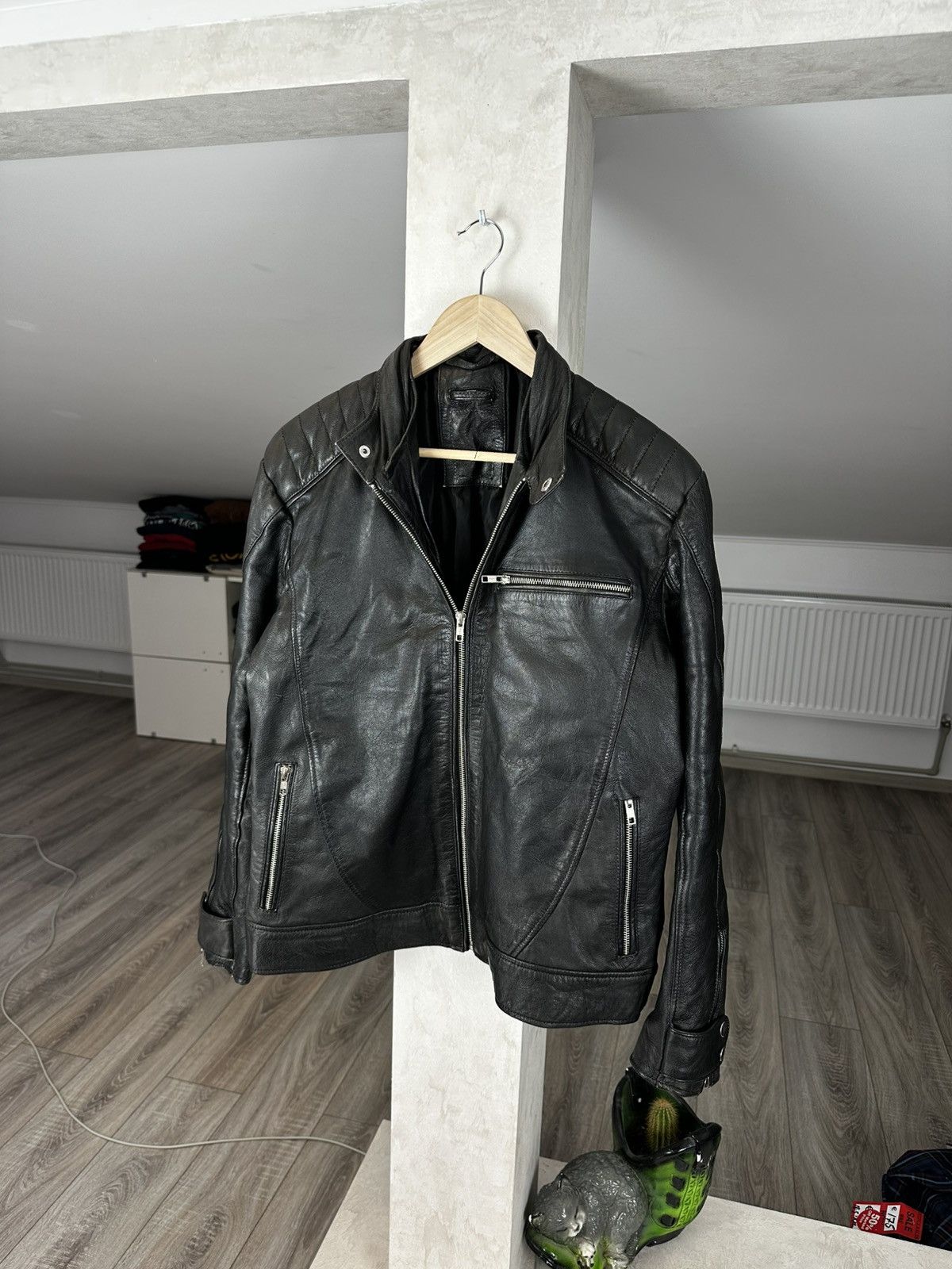 Schott Rare Vintage Batman Leather Bomber Jacket Size US M / EU 48-50 / 2 - 1 Thumbnail