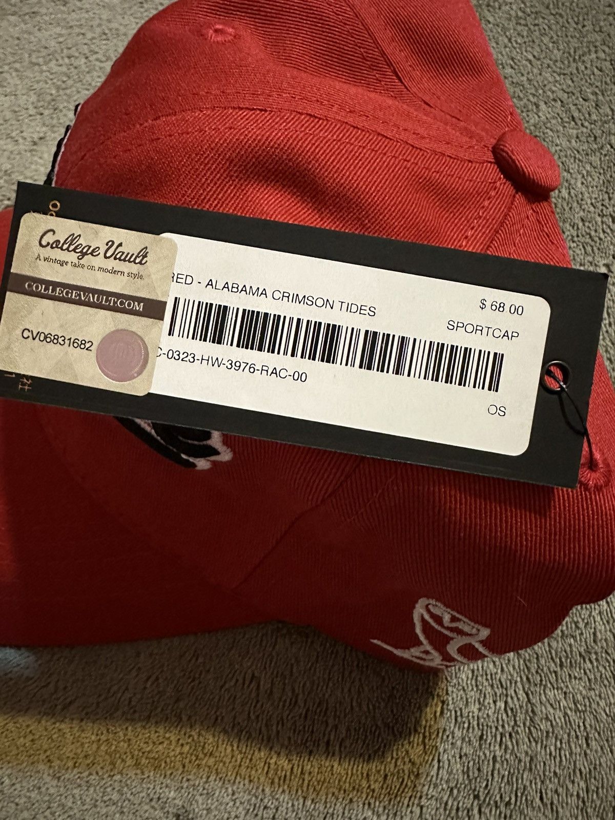 NCAA NCAA ALABAMA CRIMSON TIDE HAT - Brand new with tags Size ONE SIZE - 7 Thumbnail
