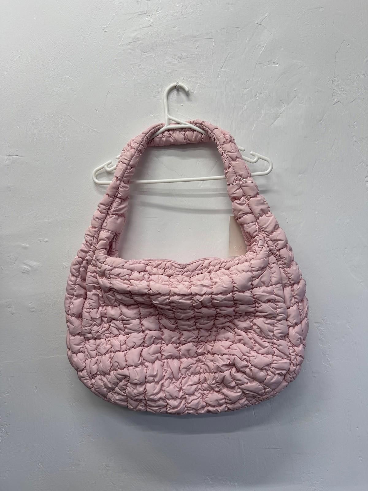 Cos new COS quilted oversized shoulder bag crossbody pink light Size ONE SIZE - 1 Thumbnail