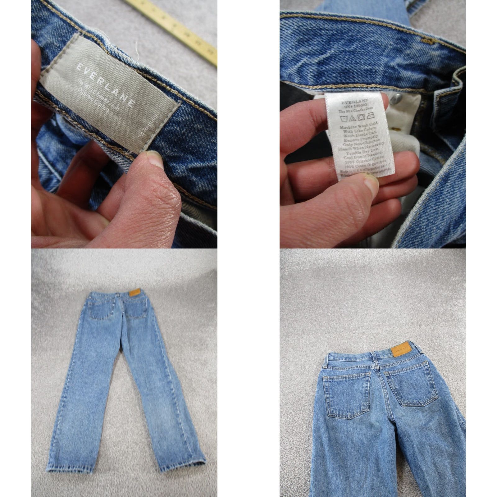 Everlane Everlane Jeans 90s Womens 24 Cheeky Light Wash Denim Size 42" / US 20 - 8 Thumbnail