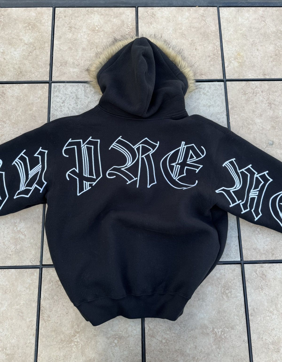 Supreme Supreme F/W25 Faux fur zip up hoodie Size US M / EU 48-50 / 2 - 2 Thumbnail