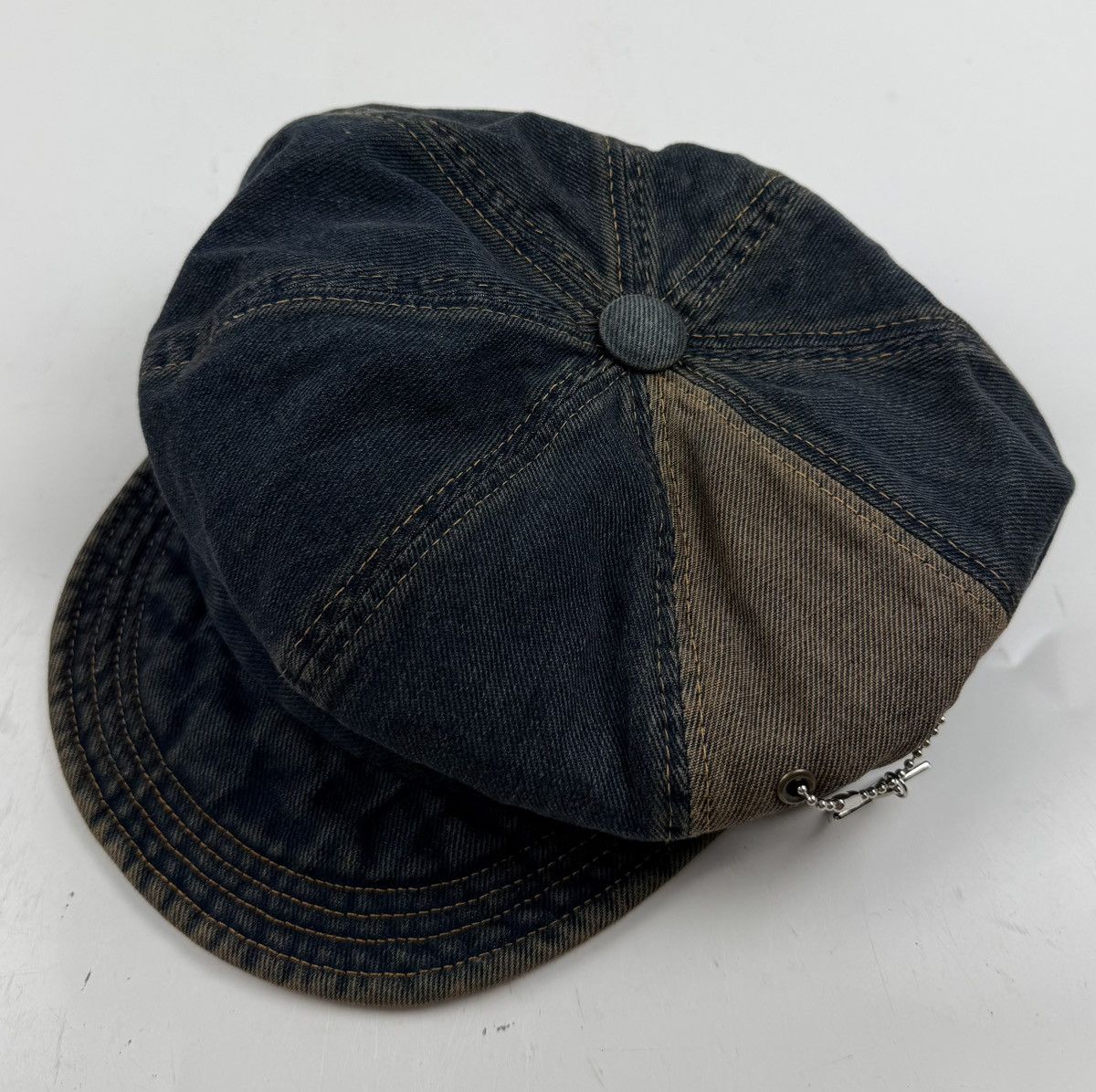 Japanese Brand punk style denim hat tc43 Size ONE SIZE - 2 Thumbnail