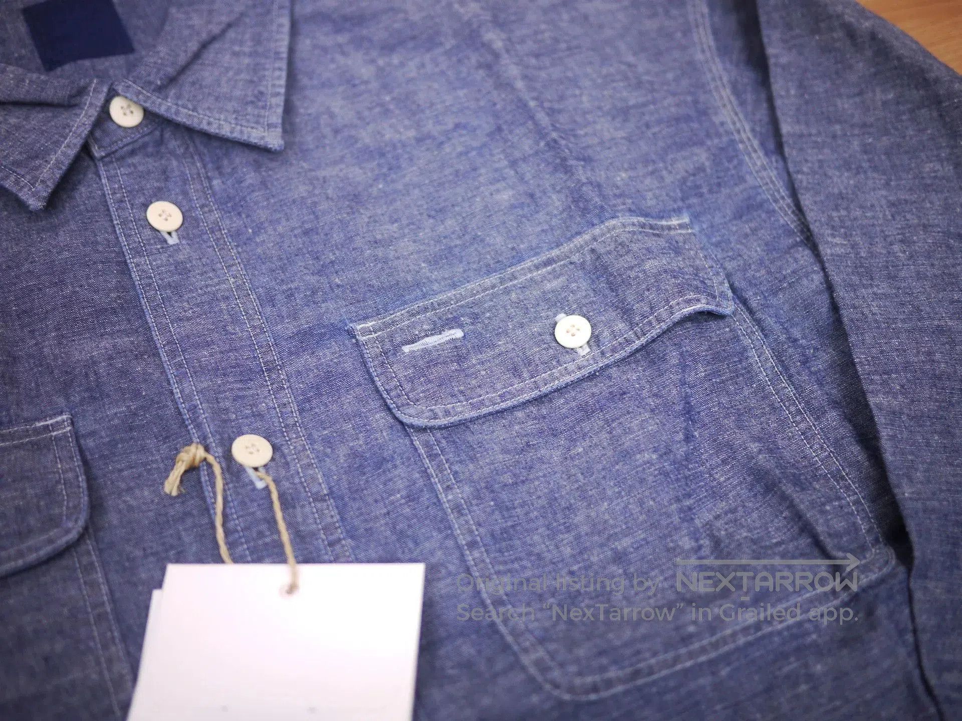 Visvim indigo visvim langer chambray shirt. Size US L / EU 52-54 / 3 - 4 Thumbnail