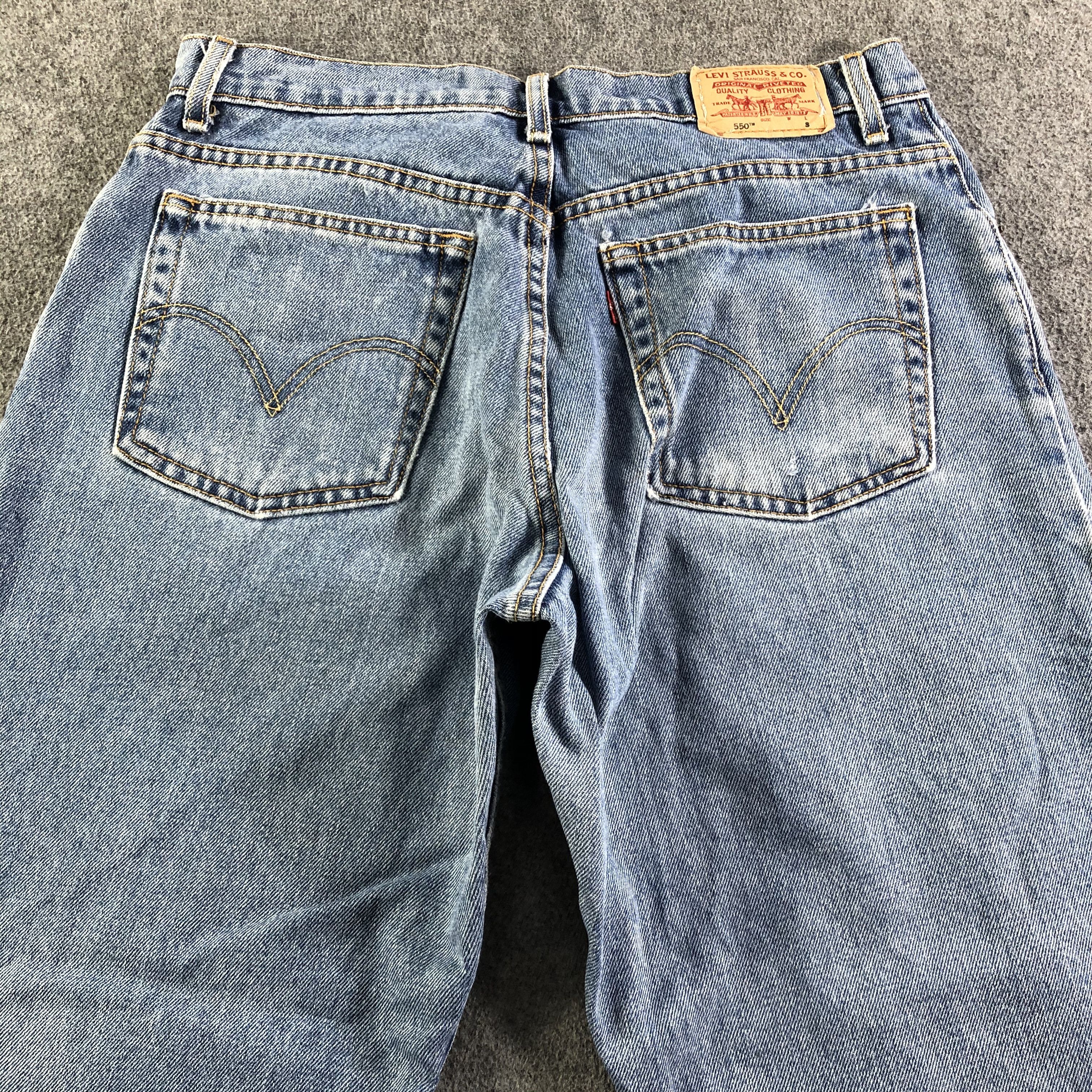 Levi's Vintage Blue Wash Levis 550 Jeans-J3470 Size US 33 - 4 Thumbnail