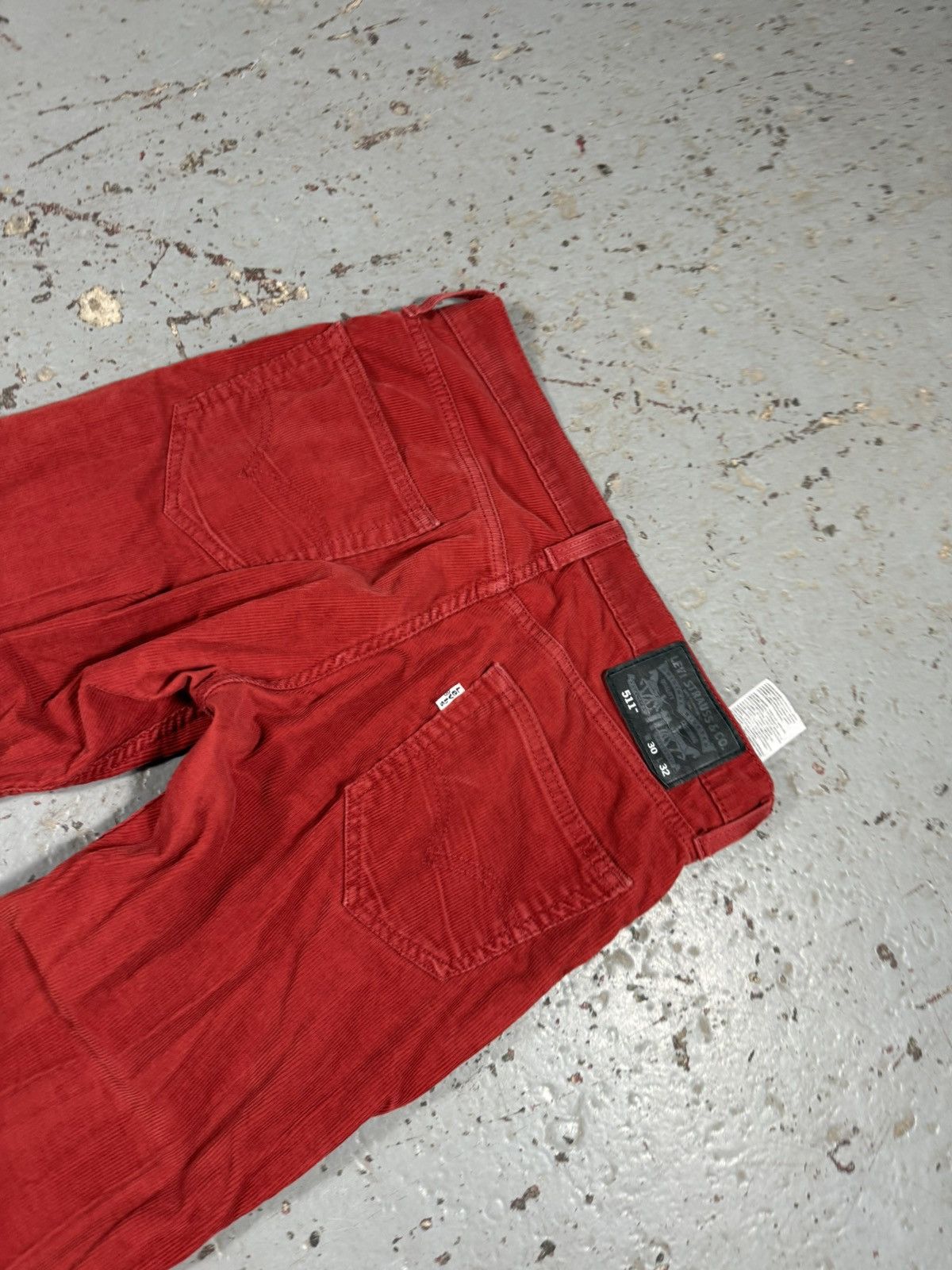Levi's Crazy Vintage Levis Corduroy Straight Pants Size US 30 / EU 46 - 2 Thumbnail