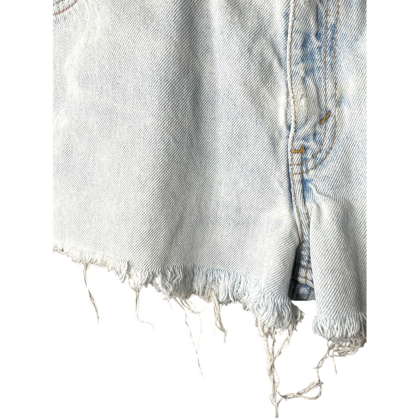 Levi's Vintage Levi’s High Rise Distressed Shorts Size 5 Size 28" / US 6 / IT 42 - 4 Thumbnail