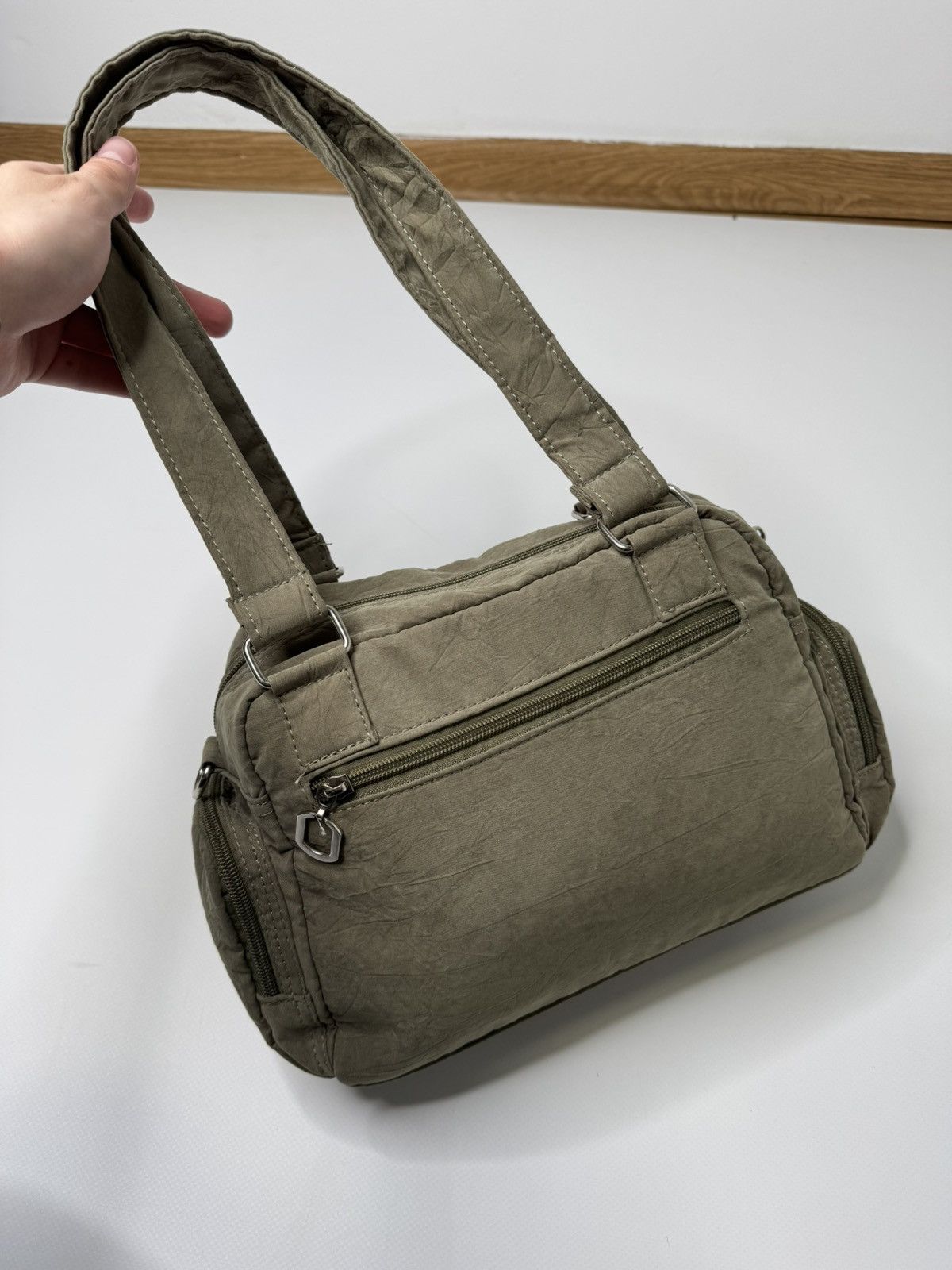 Vintage Vintage green avant garde shoulder bag y2k if6was9 lgb sk8 Size ONE SIZE - 2 Thumbnail
