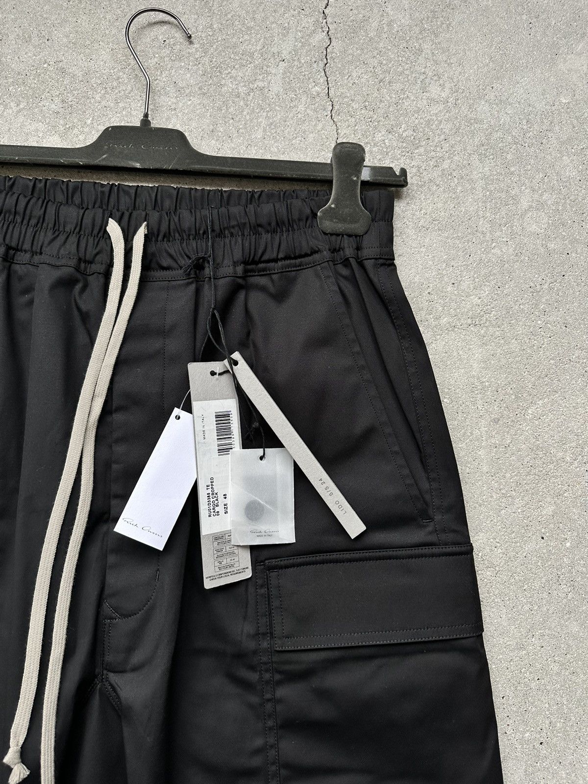 Rick Owens RICK OWENS CROPPED CARGO PANTS Size US 32 / EU 48 - 7 Thumbnail