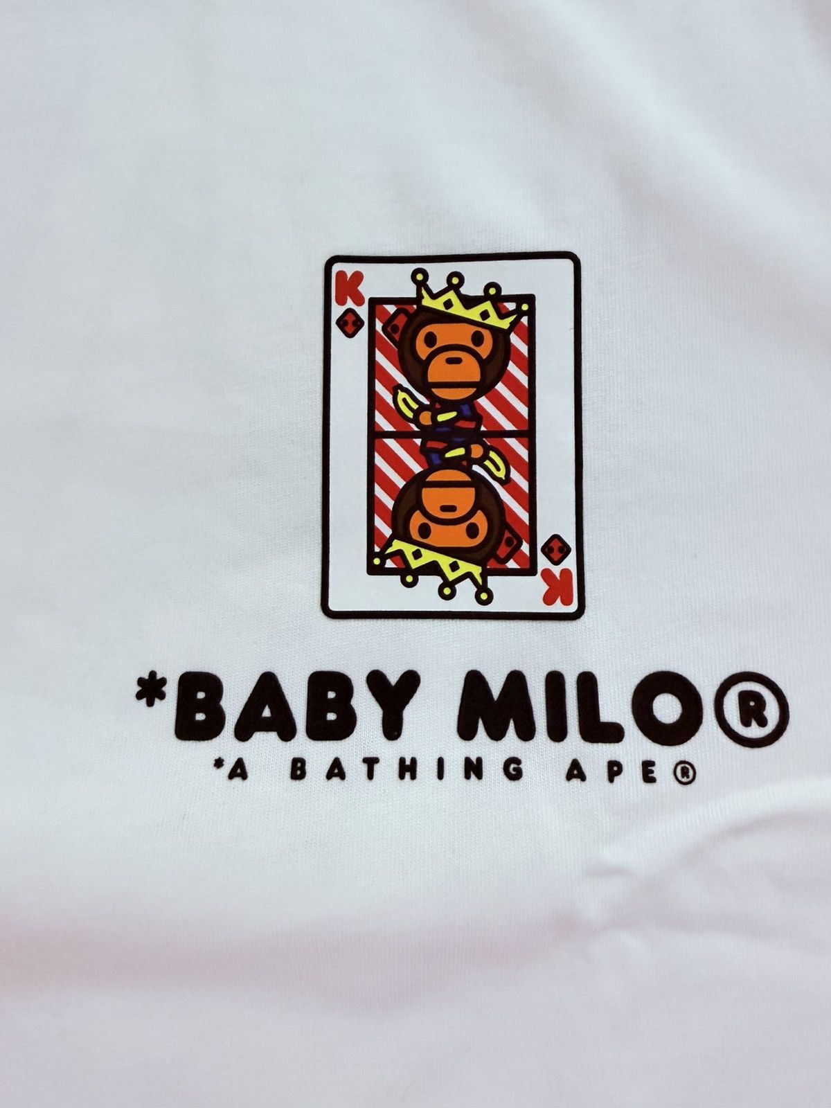 Bape Bape “Baby Milo” King Card Tee “Complexcon Exclusive” White Size US XL / EU 56 / 4 - 2 Thumbnail