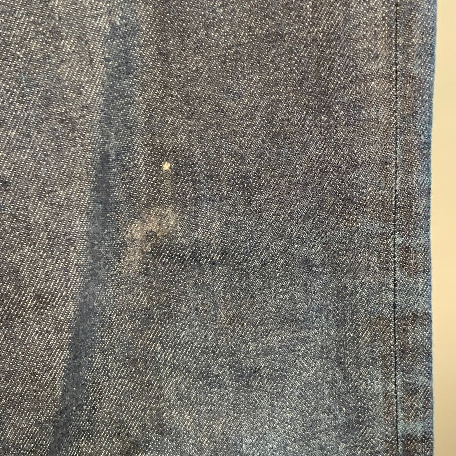 A.P.C. Blue Contrast Stitch Cotton Blend Twill Tapered Button Fly Size US 34 / EU 50 - 4 Thumbnail