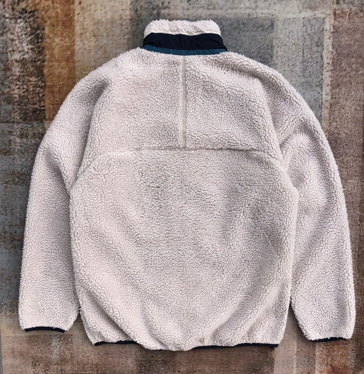 Patagonia Patagonia Mens Classic Retro-X Fleece Jacket in White Size US L / EU 52-54 / 3 - 8 Thumbnail