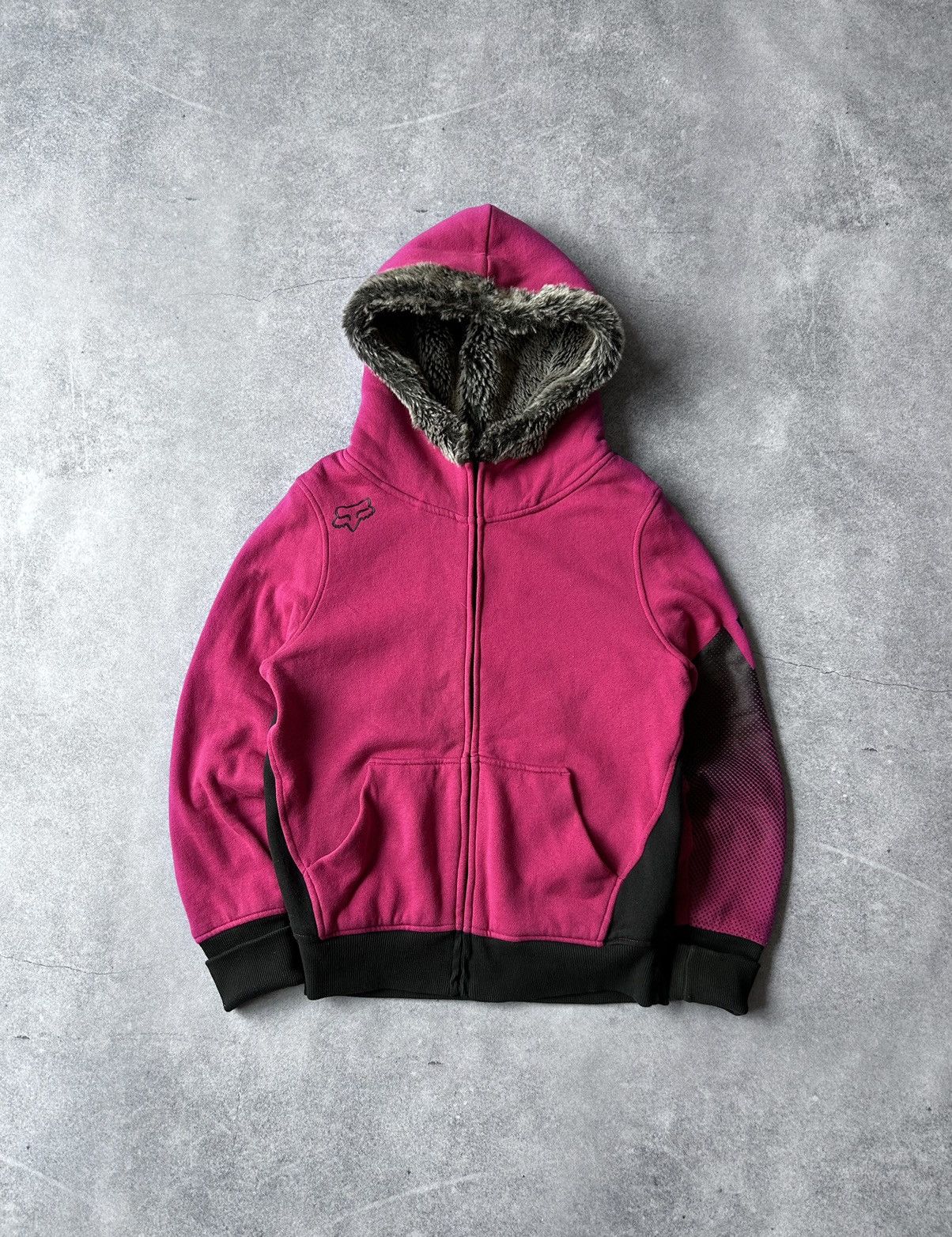 Fox Racing Vintage Fox Racing Fur zip- hoodies If Six Was Nine y2k Size M / US 6-8 / IT 42-44 - 2 Thumbnail