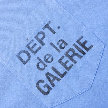 Gallery Dept. o1mle0326 Dept De La Galerie L/S Pocket Tee Shirt in Blue Size US XS / EU 42 / 0 - 3 Thumbnail