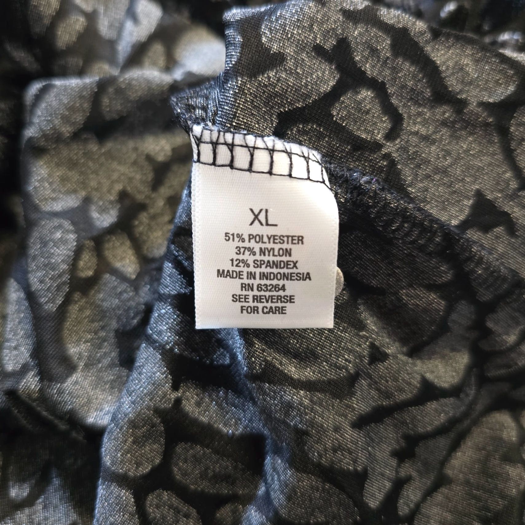 Velvet Roz Ali Top Womens Large Black Velvet Burnout Sheer 3/4 Sleeve Casual Capsule Size L / US 10 / IT 46 - 7 Thumbnail