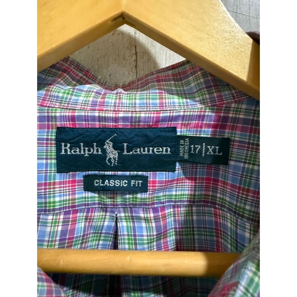 Ralph Lauren Ralph Lauren Shirt Mens XL Multicolor Plaid Classic Fit Size US XL / EU 56 / 4 - 3 Thumbnail