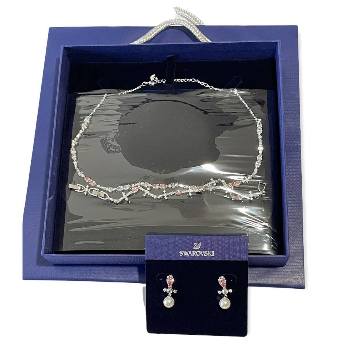 Swarovski Swarovski Perfection Set, Necklace/Earrings/Bracelet Pink Size ONE SIZE - 2 Thumbnail