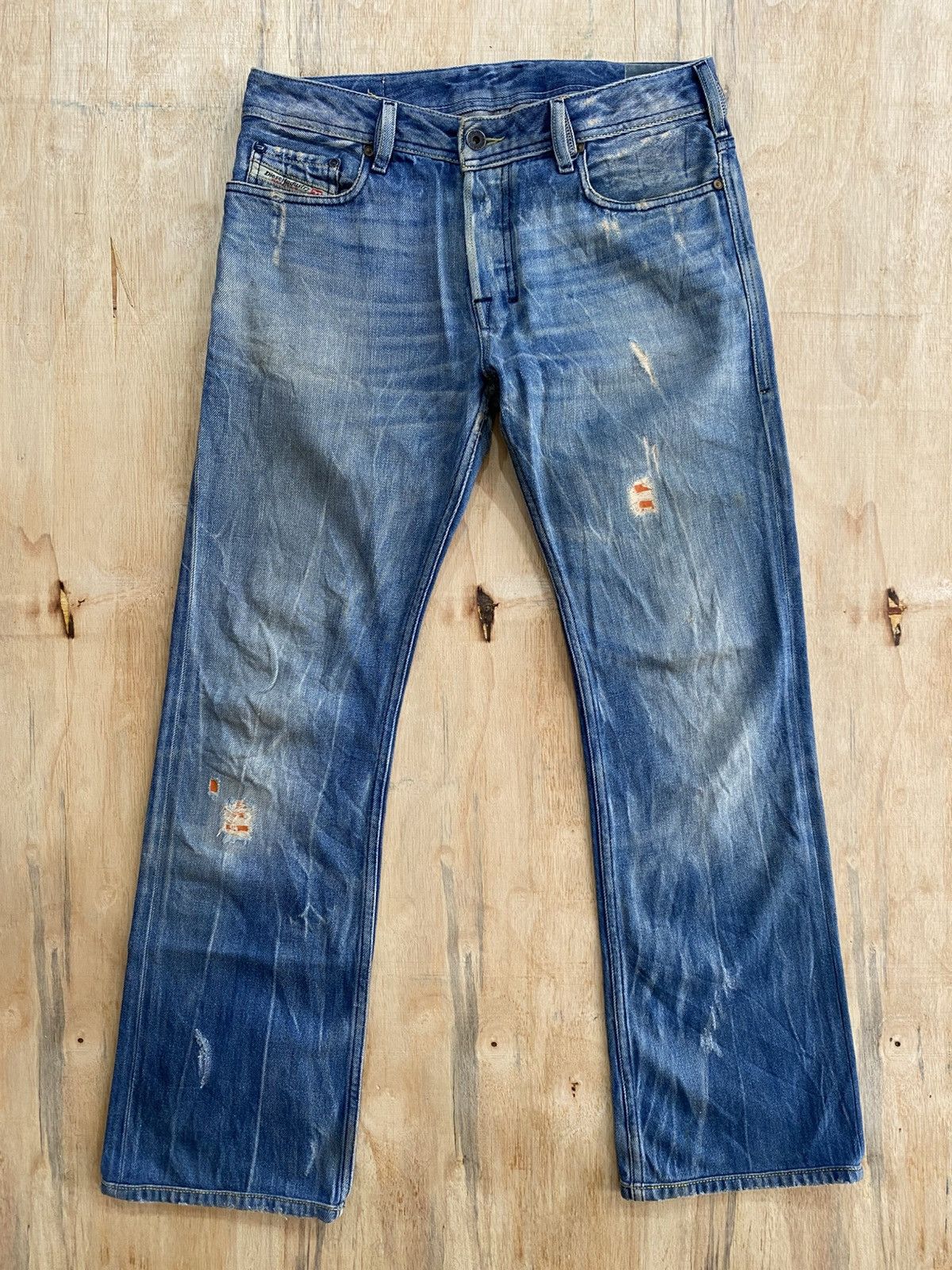 Diesel Diesel Blue Eyecons 2010/2 Distressed Jeans Size US 32 / EU 48 - 2 Thumbnail