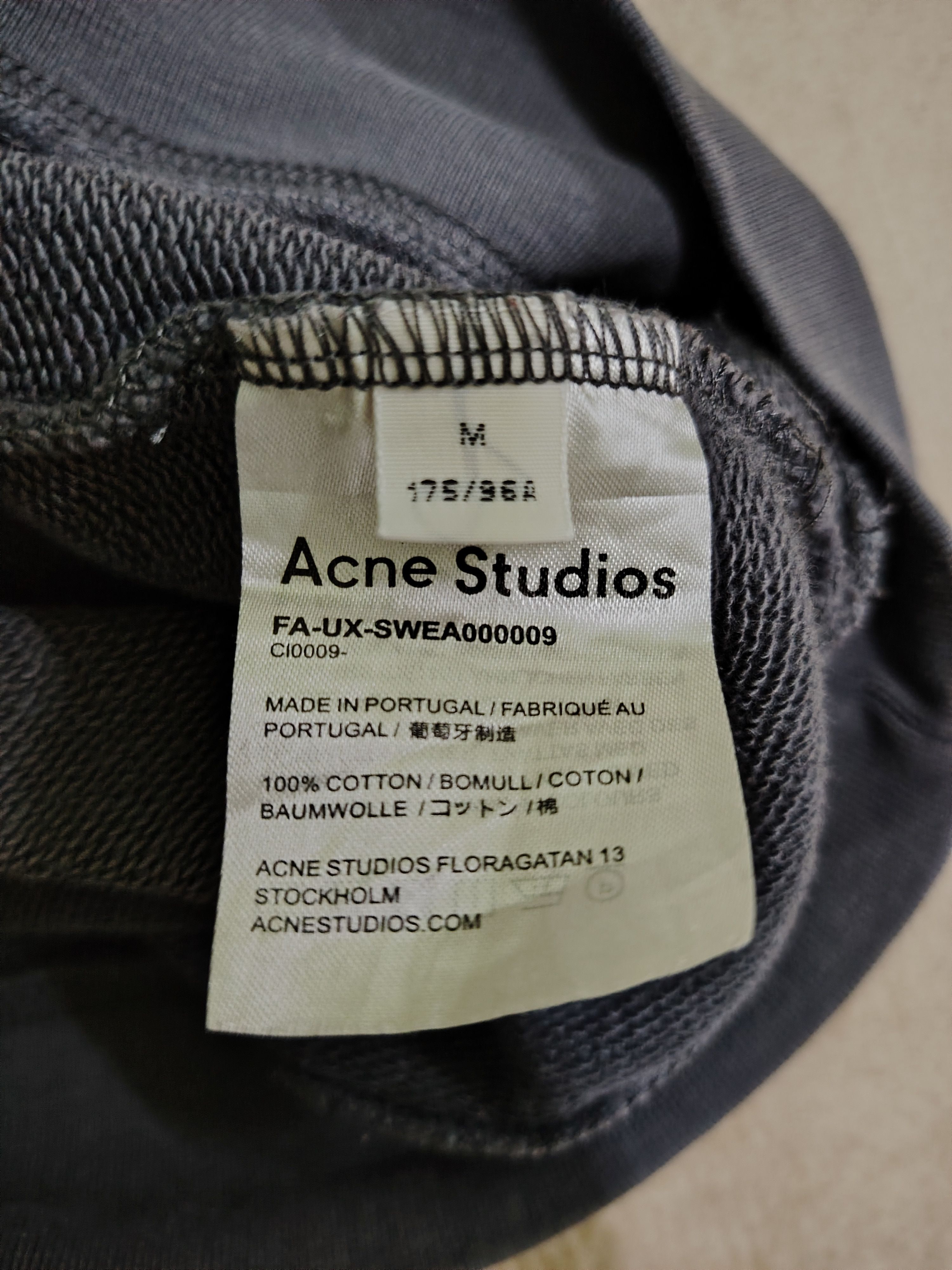 Acne Studios Acne Studios Gray Hoodie Size M Size US M / EU 48-50 / 2 - 5 Thumbnail