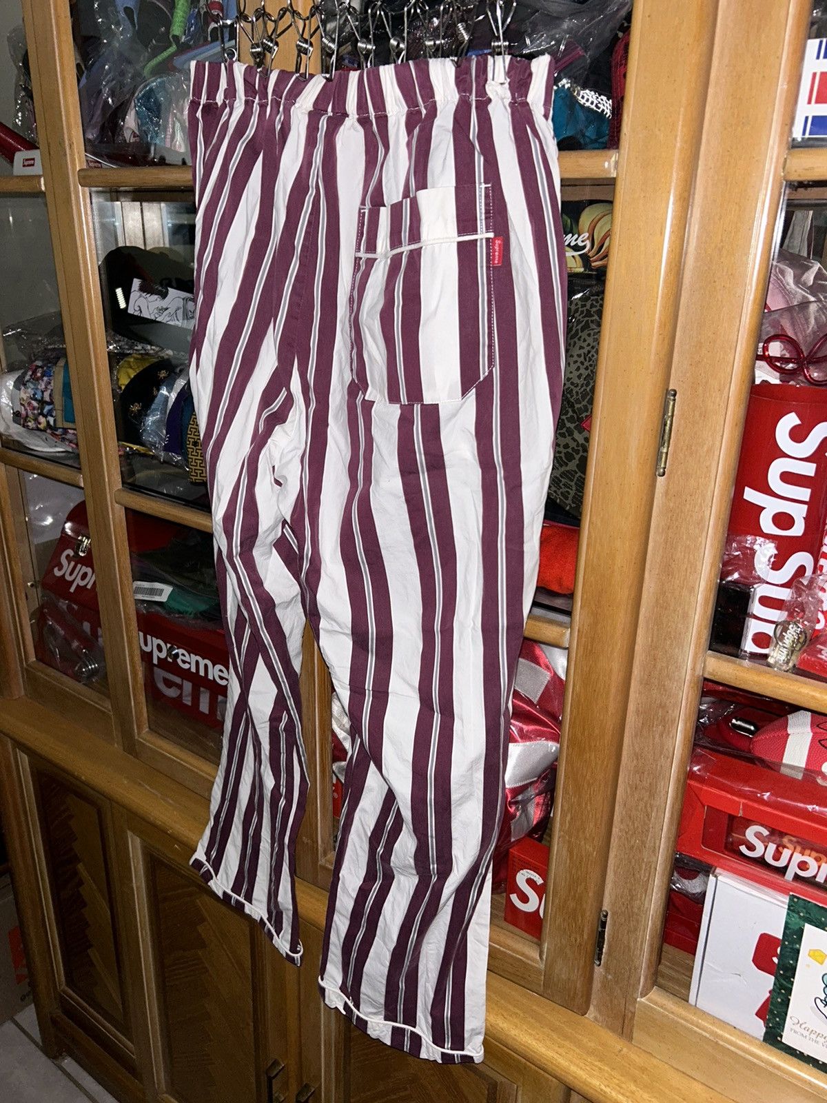 Supreme Supreme Striped Pyjama Pant FW16 size Small Size US 32 / EU 48 - 4 Thumbnail