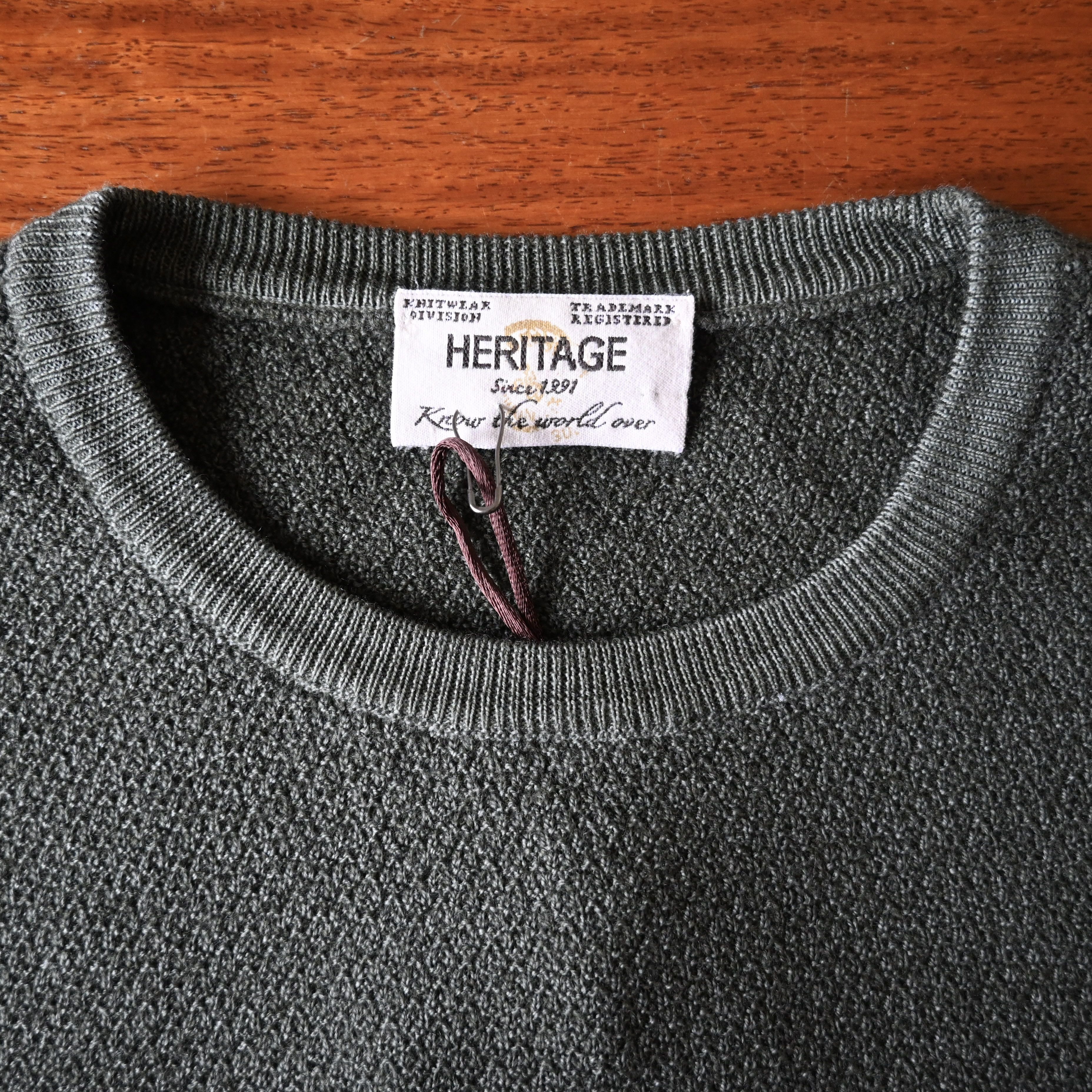 Other HERITAGE extra fine wool kinit sweater made in Italy Size US S / EU 44-46 / 1 - 9 Thumbnail