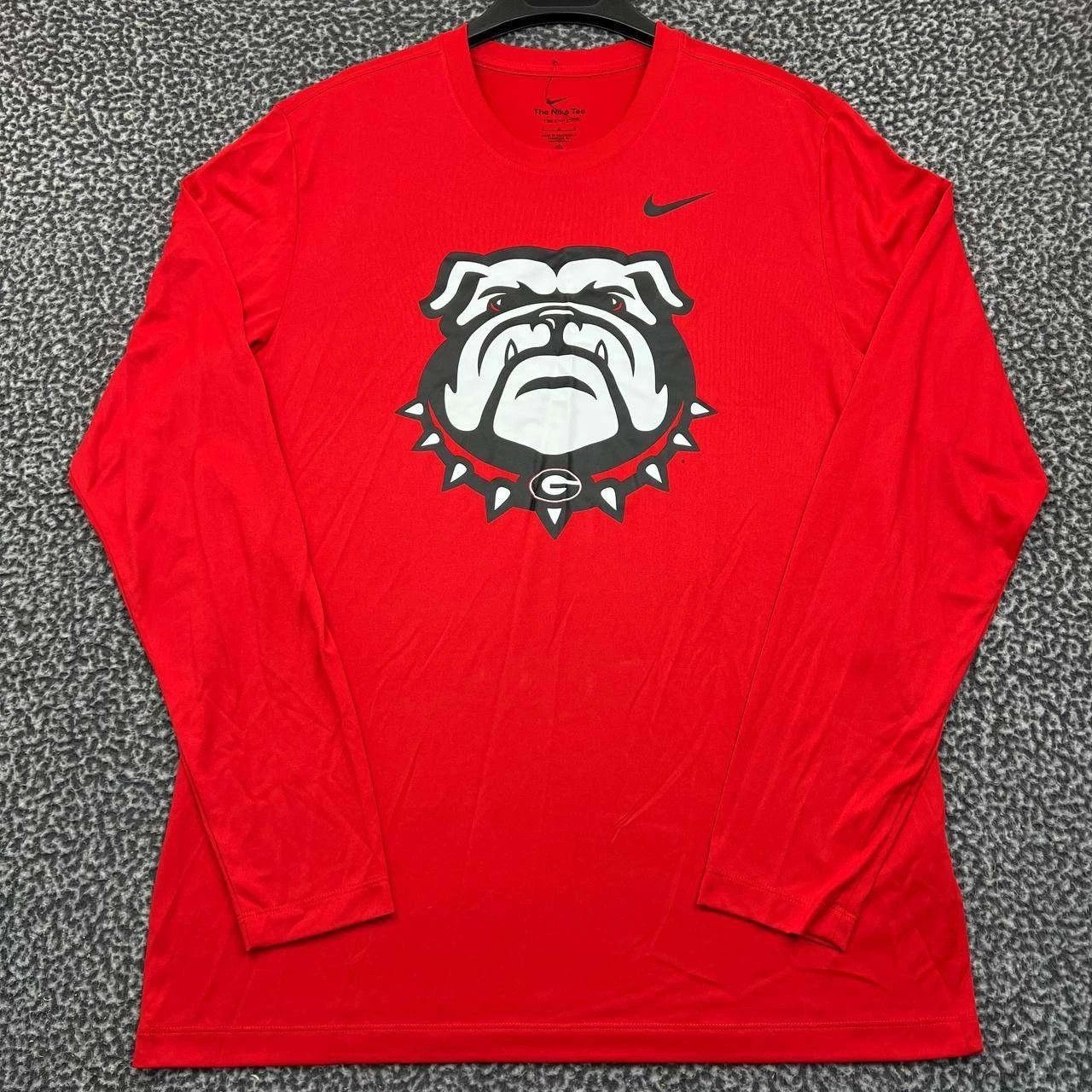 Nike Nike Dri-Fit Shirt Men Red Georgia Bulldogs Crew Neck New L Size US L / EU 52-54 / 3 - 1 Thumbnail