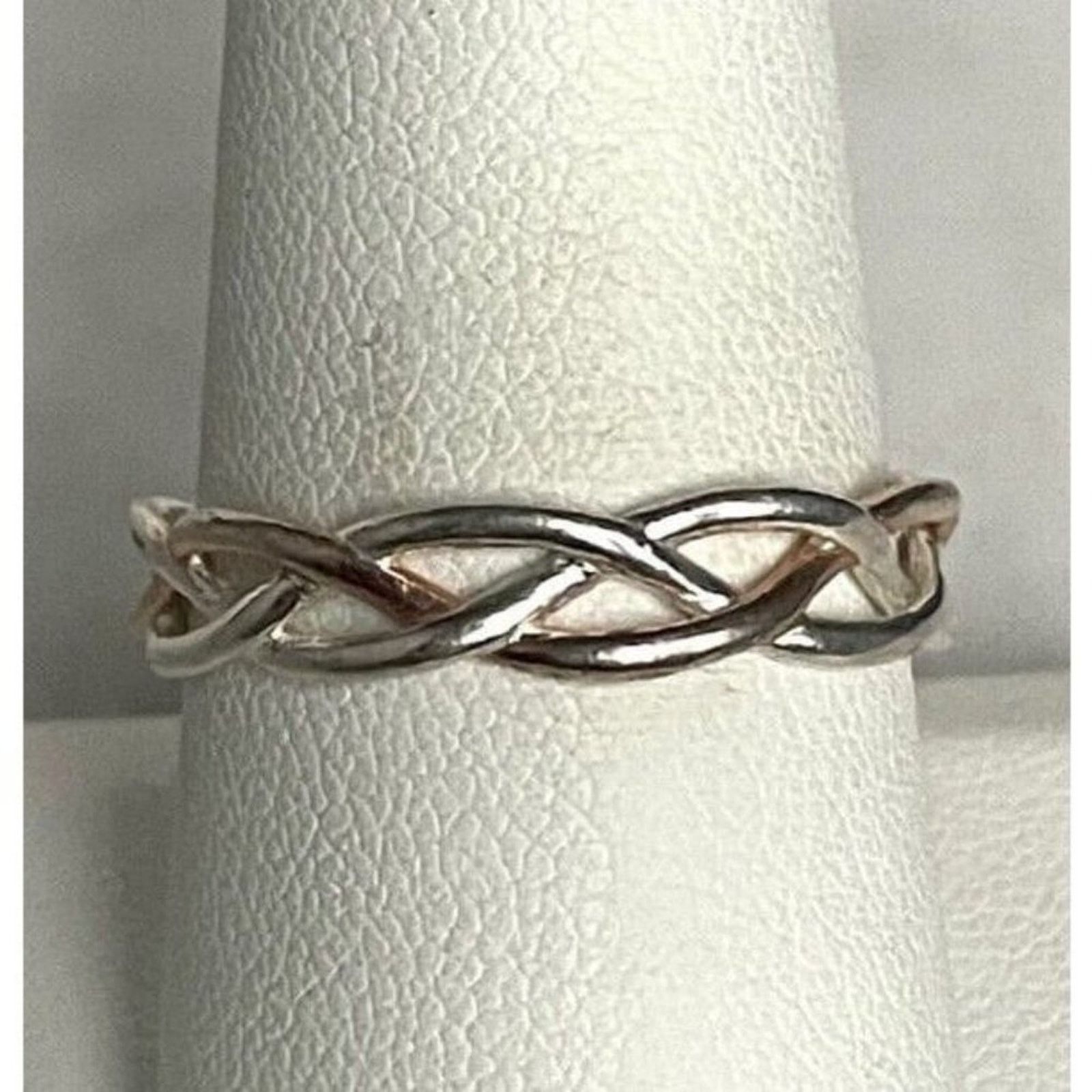Other IBB 925 STERLING SILVER LACE BAND RING SIZE 9.25 SKY Size ONE SIZE - 2 Thumbnail