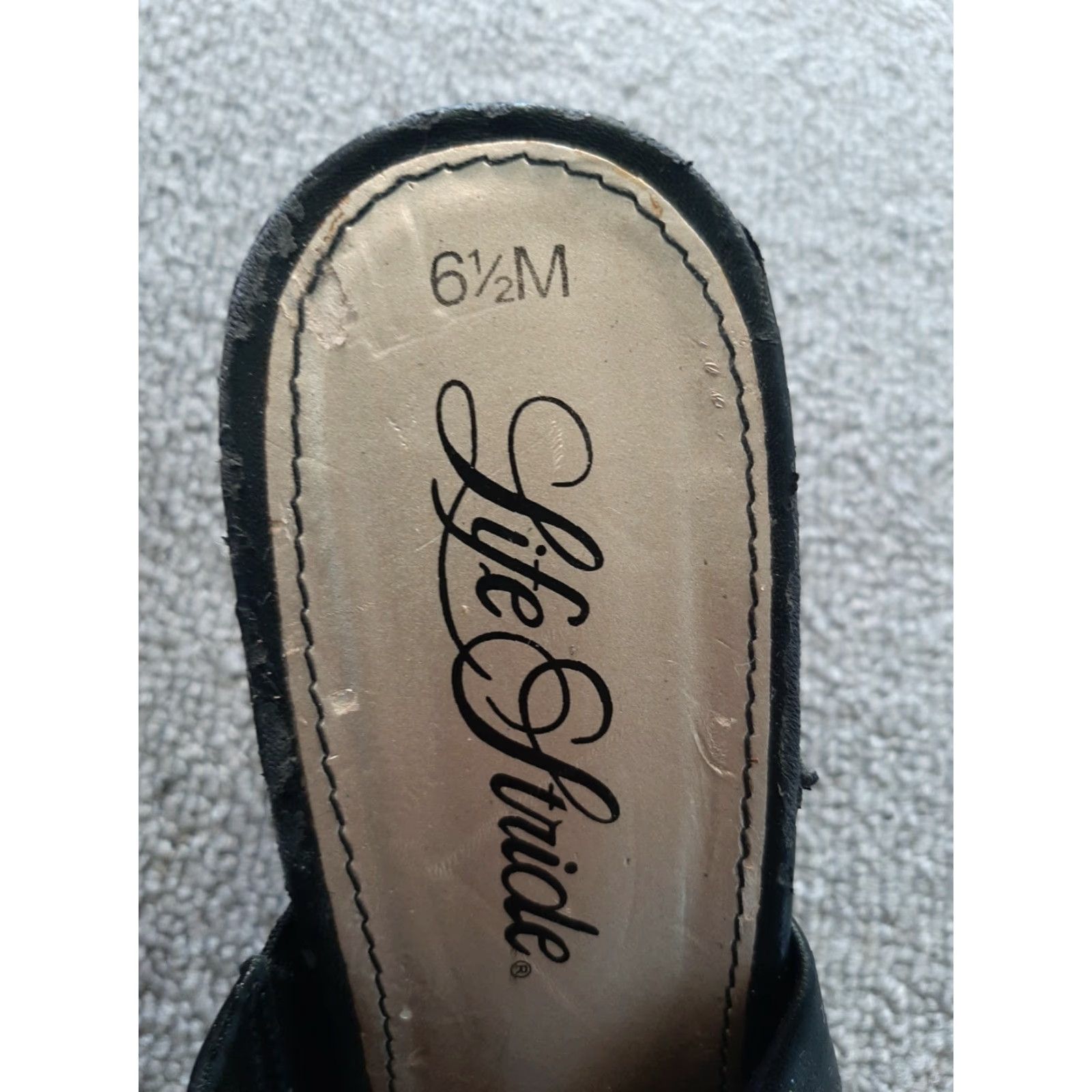 Vintage LifeStride Womens Heels 2.5" Heel Black Size 6.5 LifeStride Size US 7 / IT 37 - 6 Thumbnail