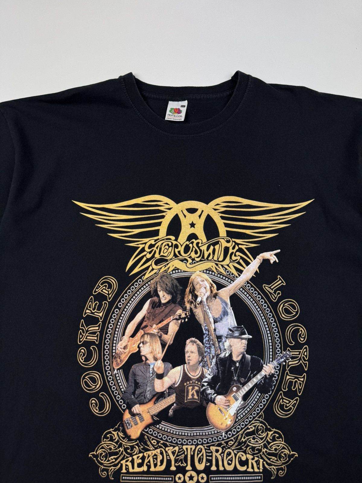 Band Tees Aerosmith Ready to Rock Graphic T-Shirt Size US XXL / EU 58 / 5 - 2 Thumbnail