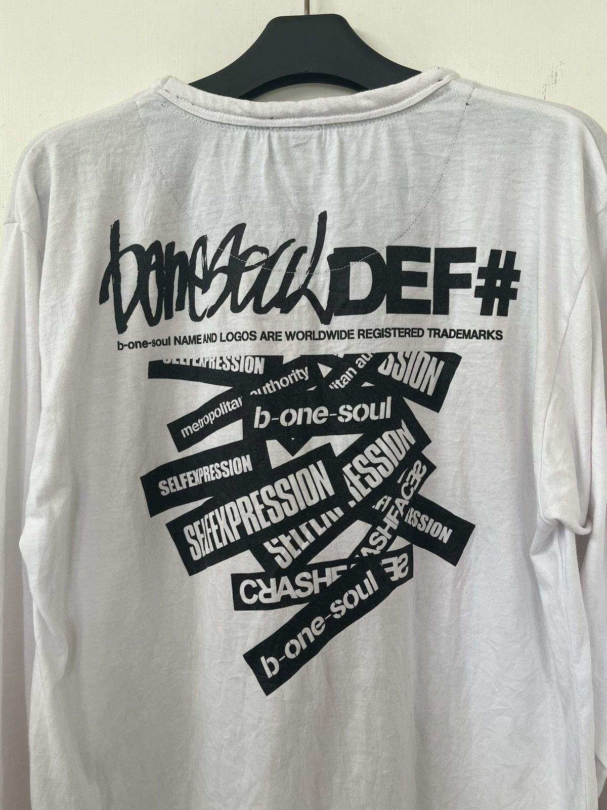 If Six Was Nine × Japanese Brand × Le Grande Bleu (L.G.B.) Japanese B One Soul Poem Seditionaries Punk Style Longsleeve Size US L / EU 52-54 / 3 - 5 Thumbnail