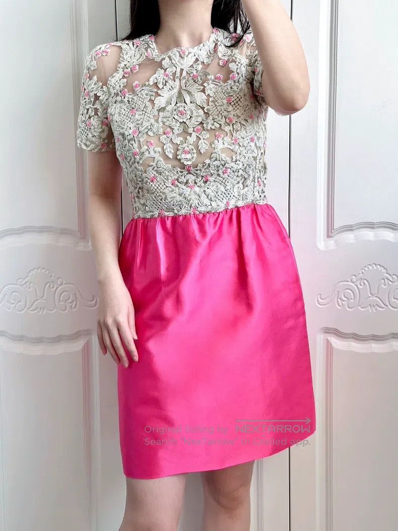 Valentino Valentino Floral beaded embroidered sequin dress Size S / US 4 / IT 40 - 1 Thumbnail