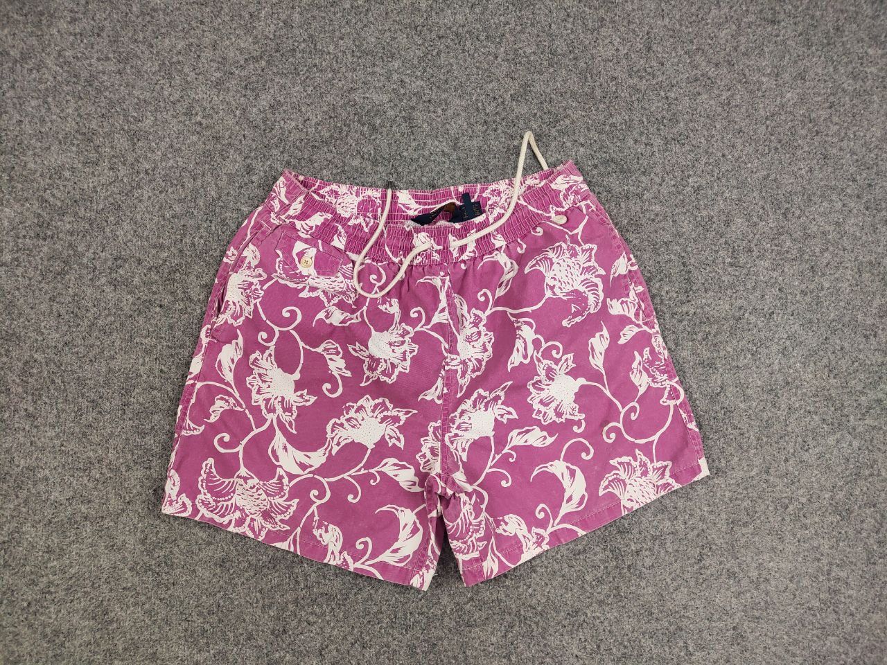 Polo Ralph Lauren Polo Ralph Lauren Pink Flowers Canvas Nylon Shorts Vintage Size US 32 / EU 48 - 7 Thumbnail