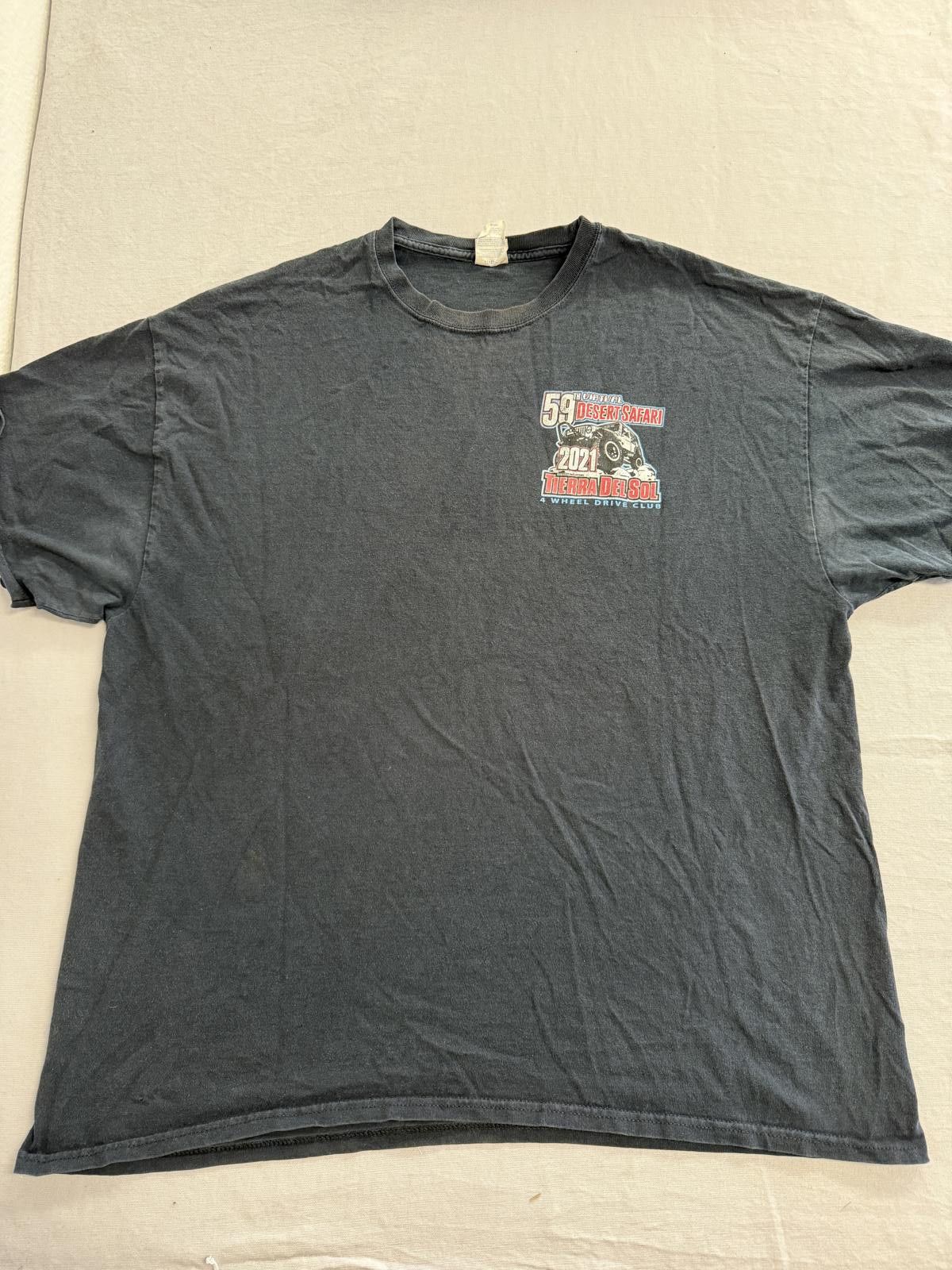 Other Faded Jeep Off-Road T-shirt 59th Virtual Desert Safari 2021 Size US XXL / EU 58 / 5 - 2 Thumbnail